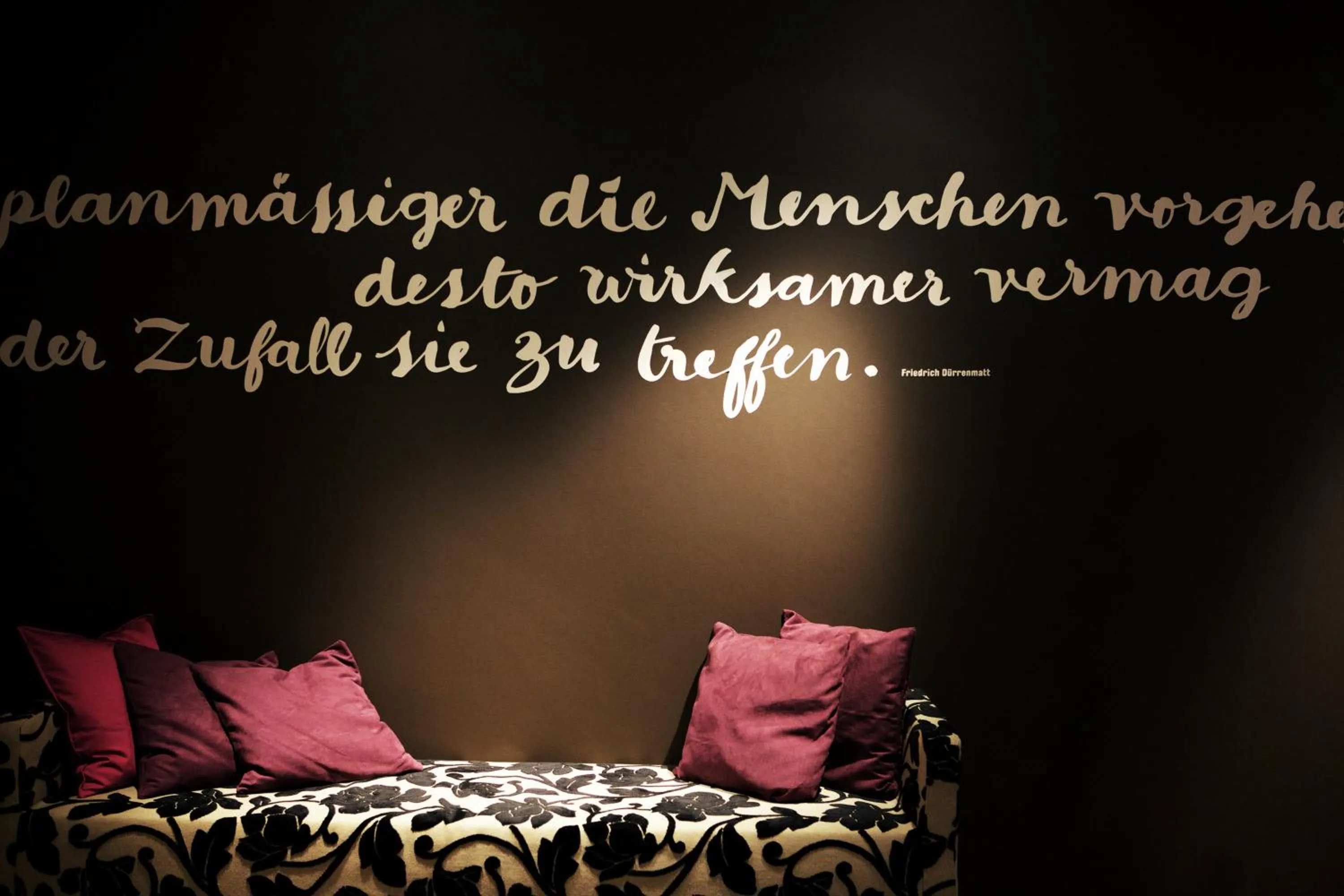 Decorative detail in Hotel Schloss Hünigen