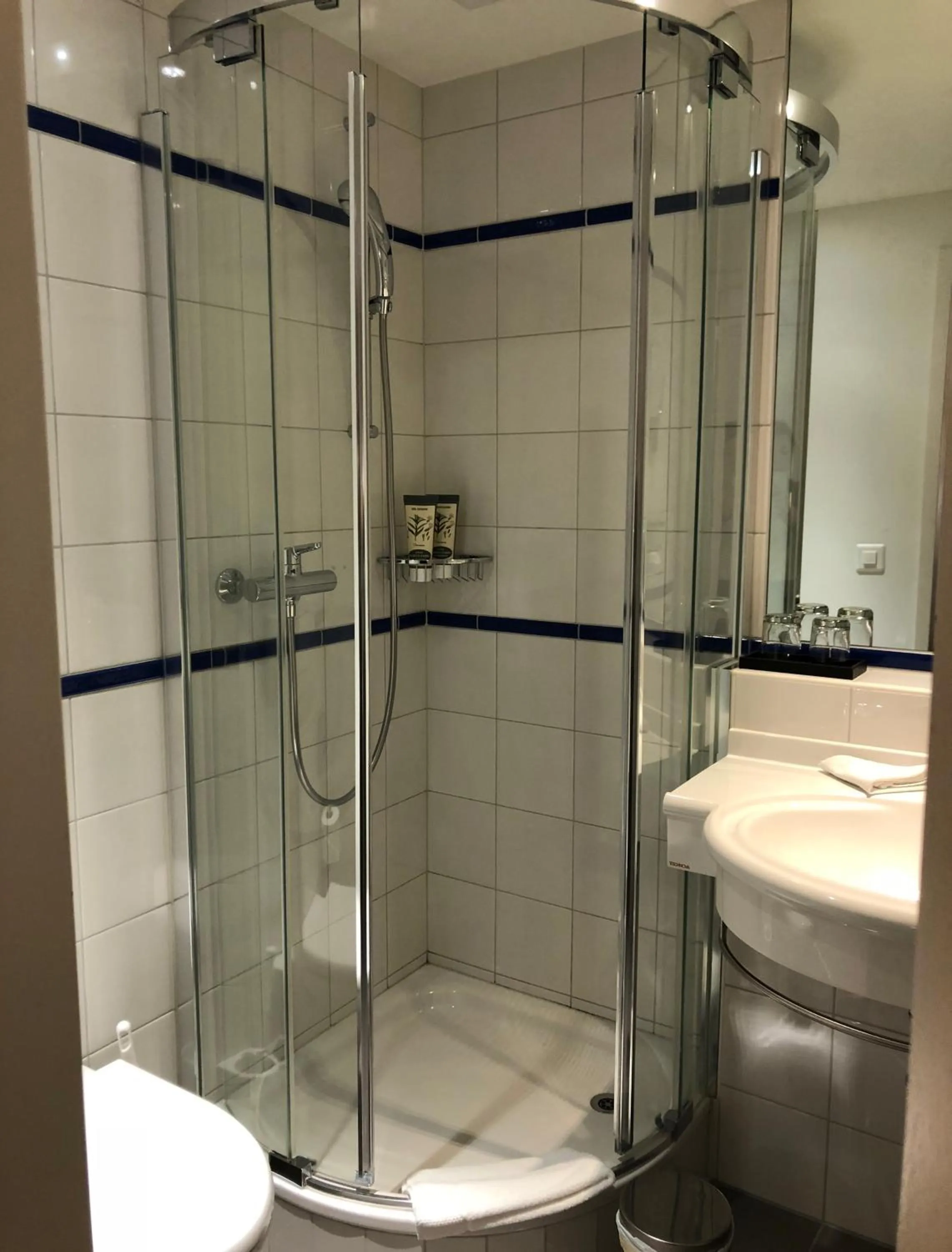 Shower in Hotel Schloss Hünigen