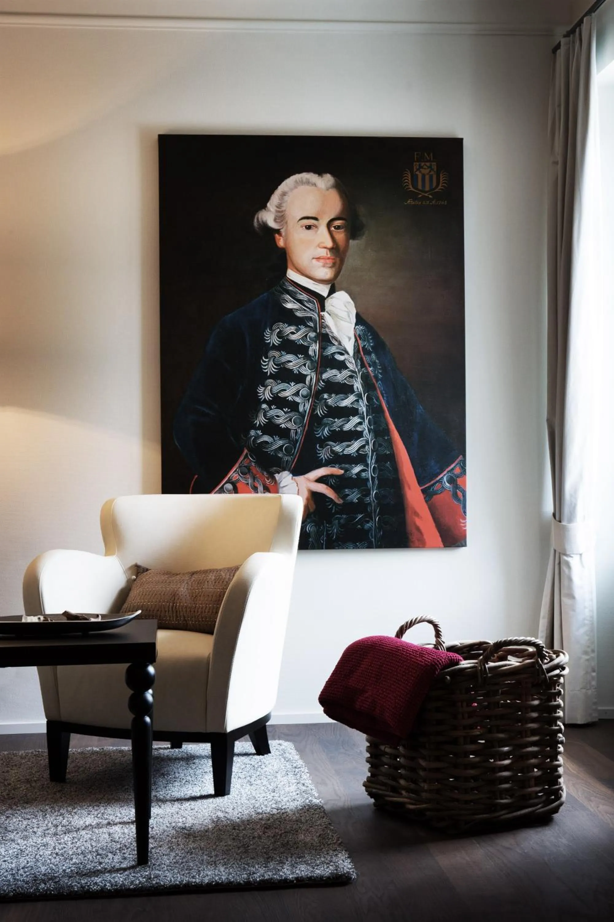 Decorative detail in Hotel Schloss Hünigen