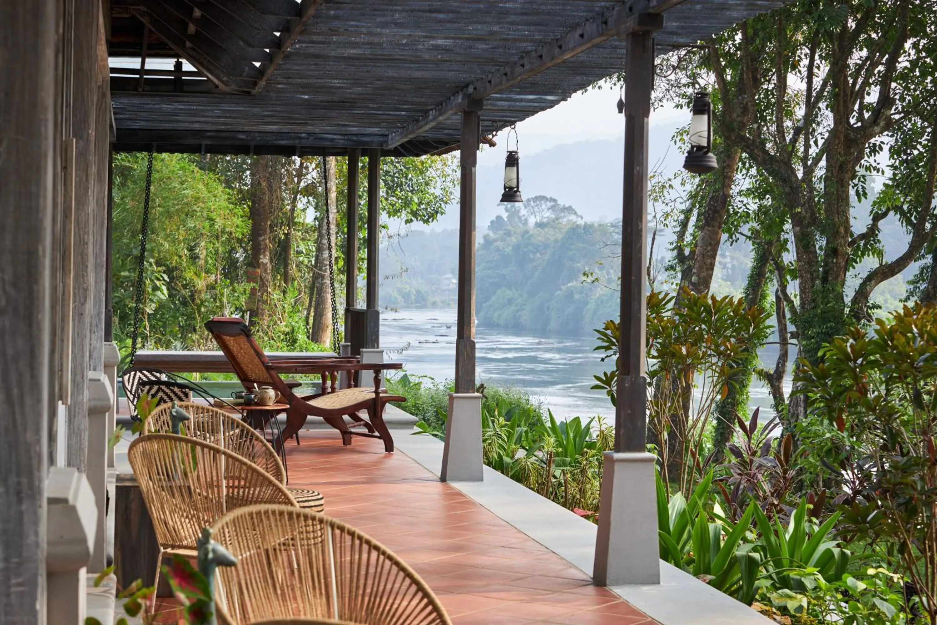 Balcony/Terrace in Periyar River Lodge