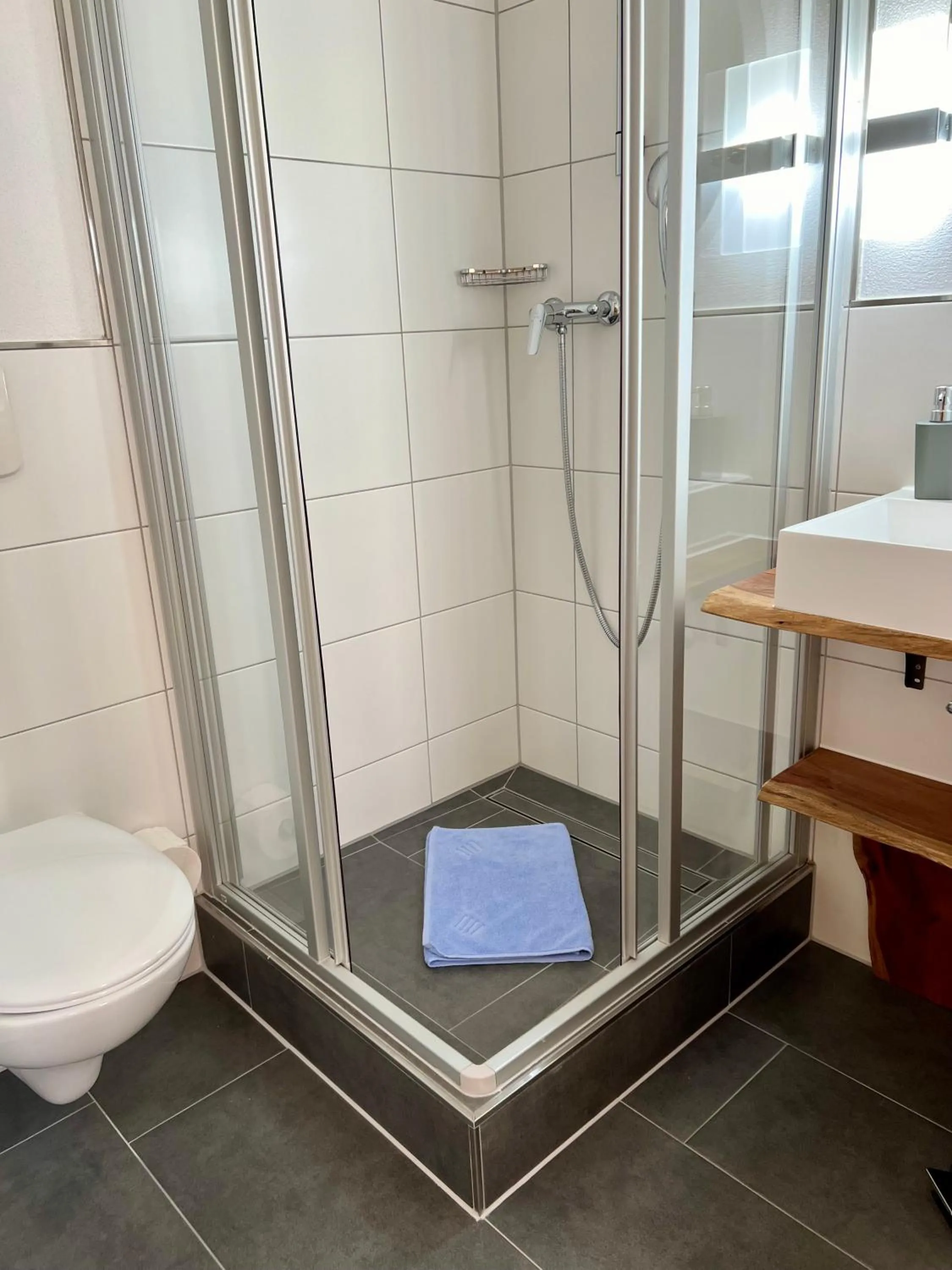 Shower in Gasthof Löwen