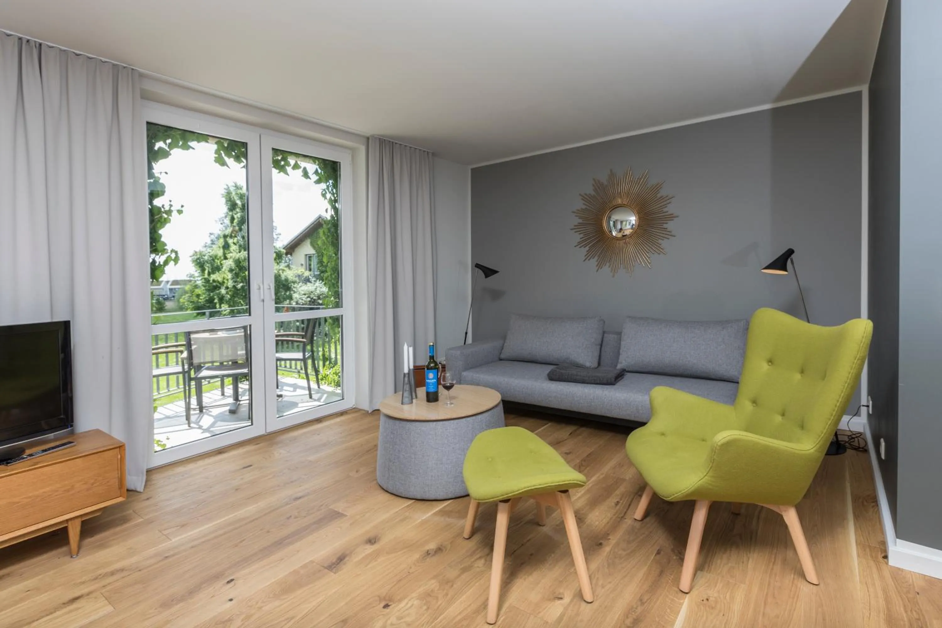 Living room in Im-Jaich Wasserferienwelt