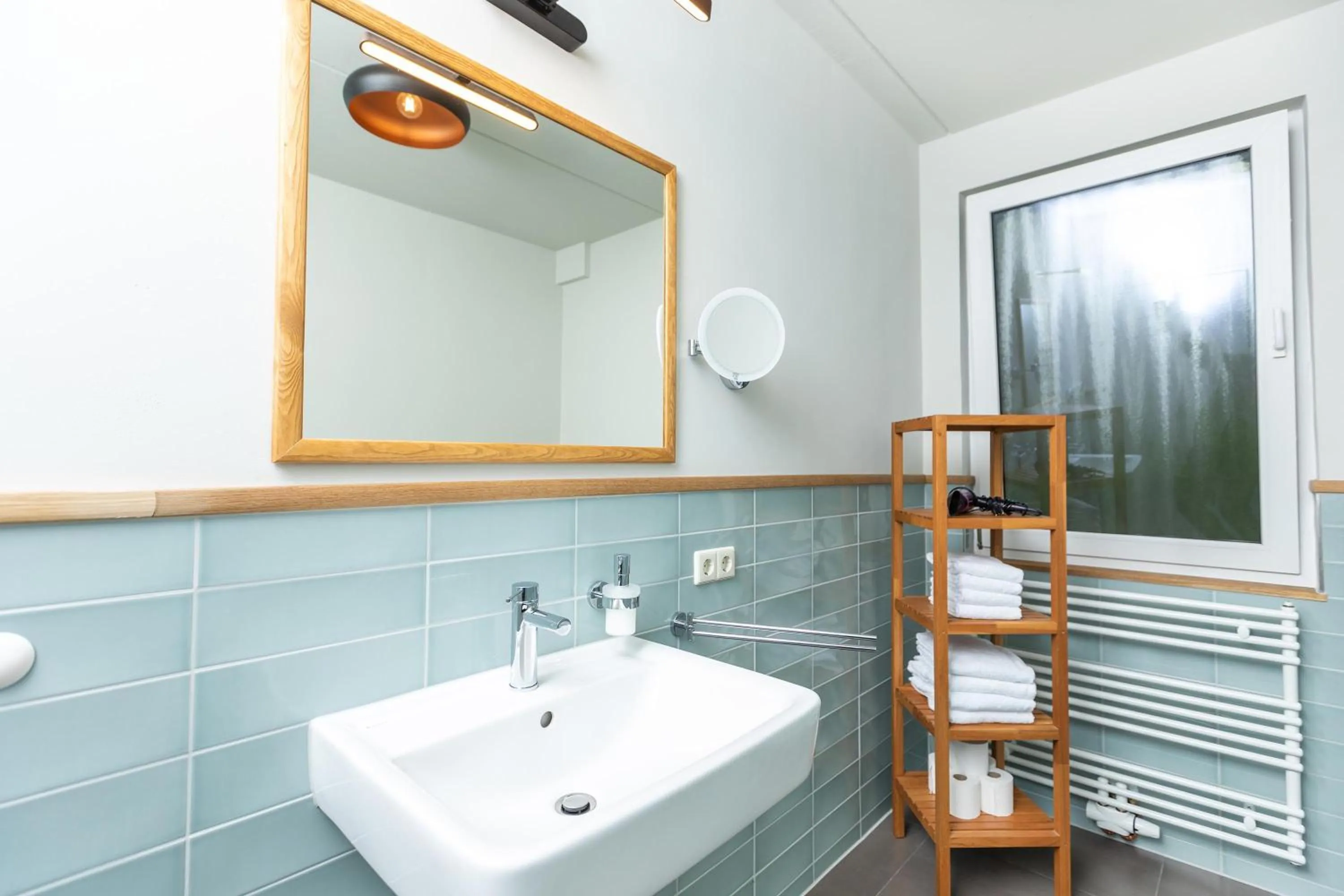 Balcony/Terrace in Im-Jaich Wasserferienwelt