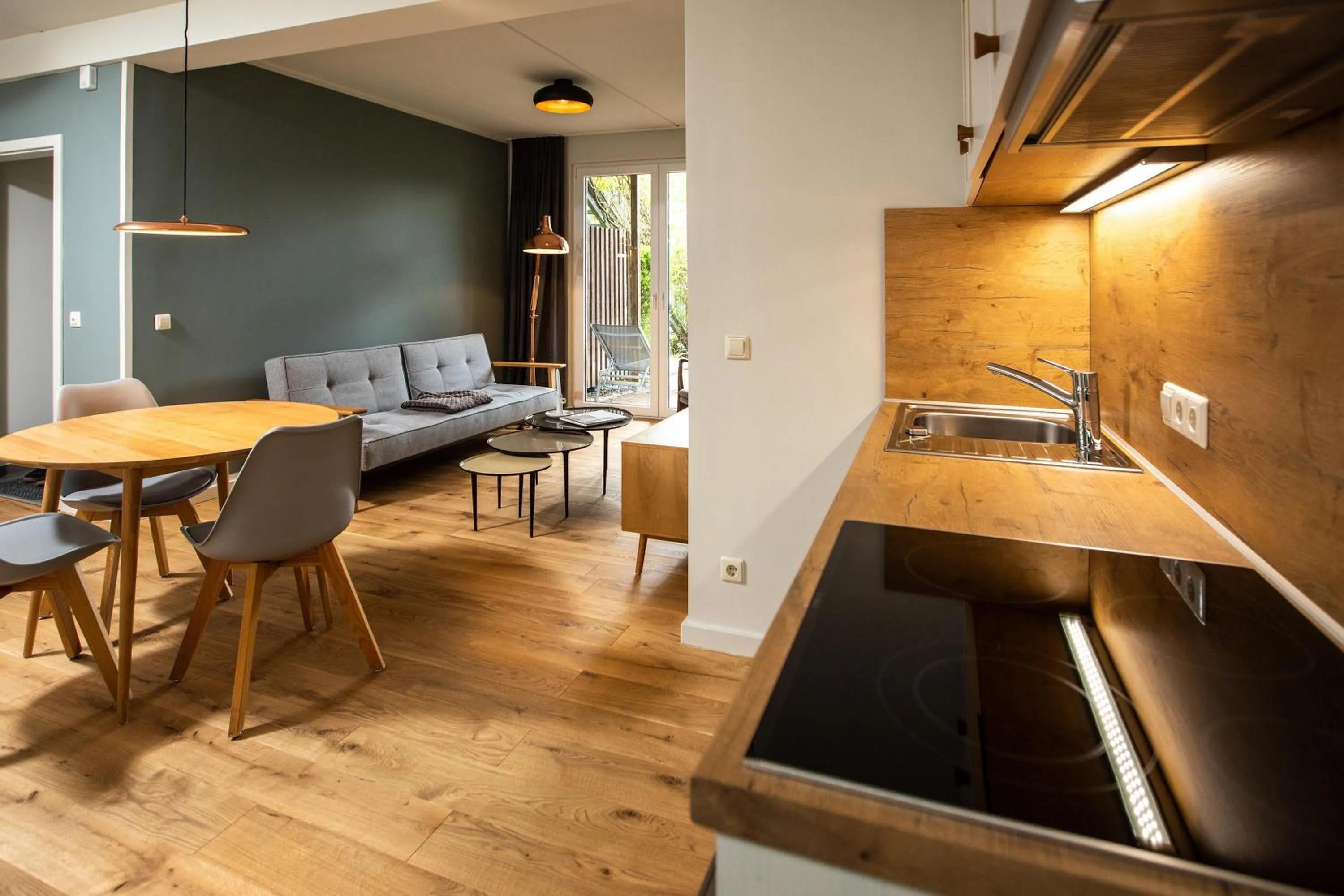 kitchen in Im-Jaich Wasserferienwelt