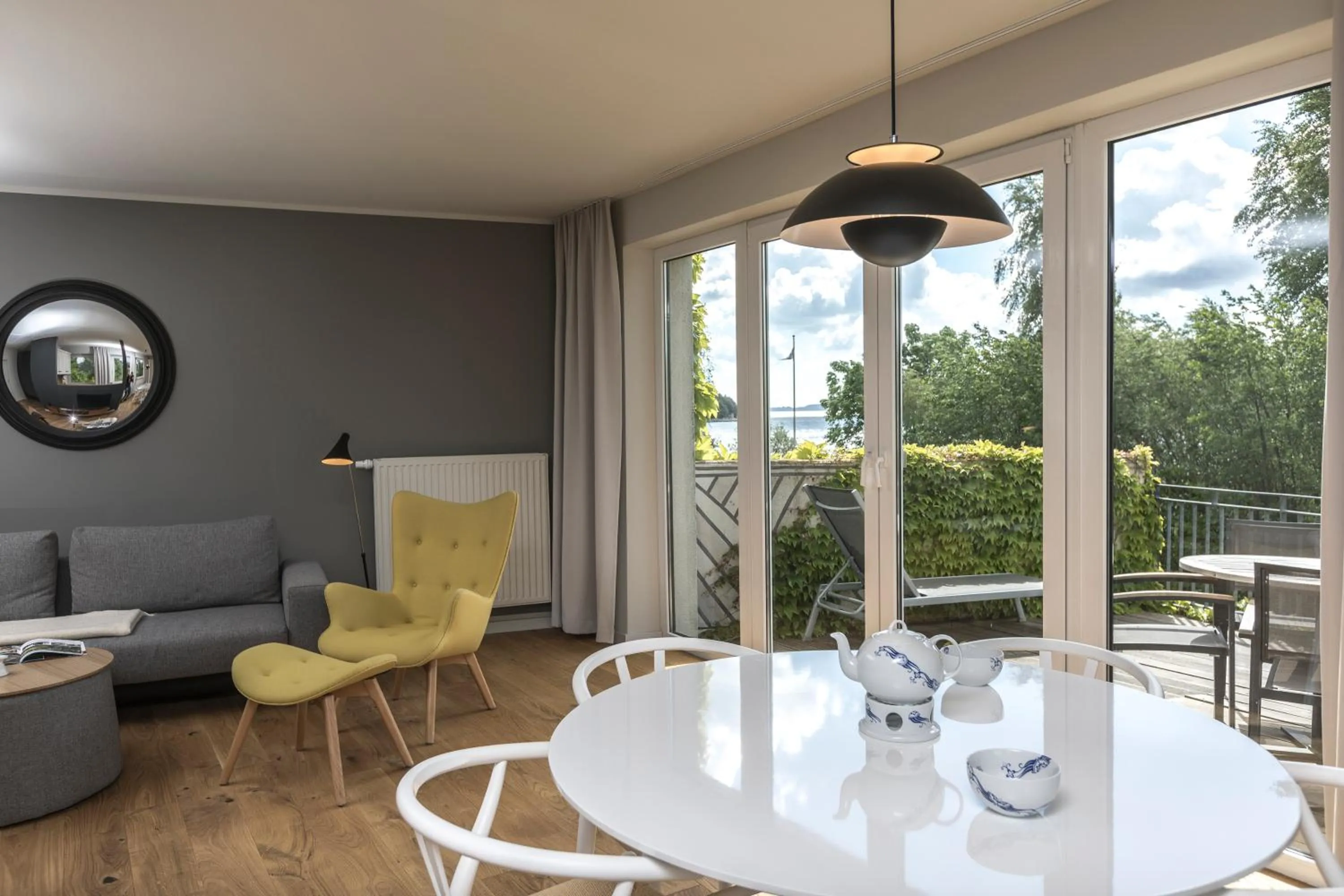 Living room in Im-Jaich Wasserferienwelt