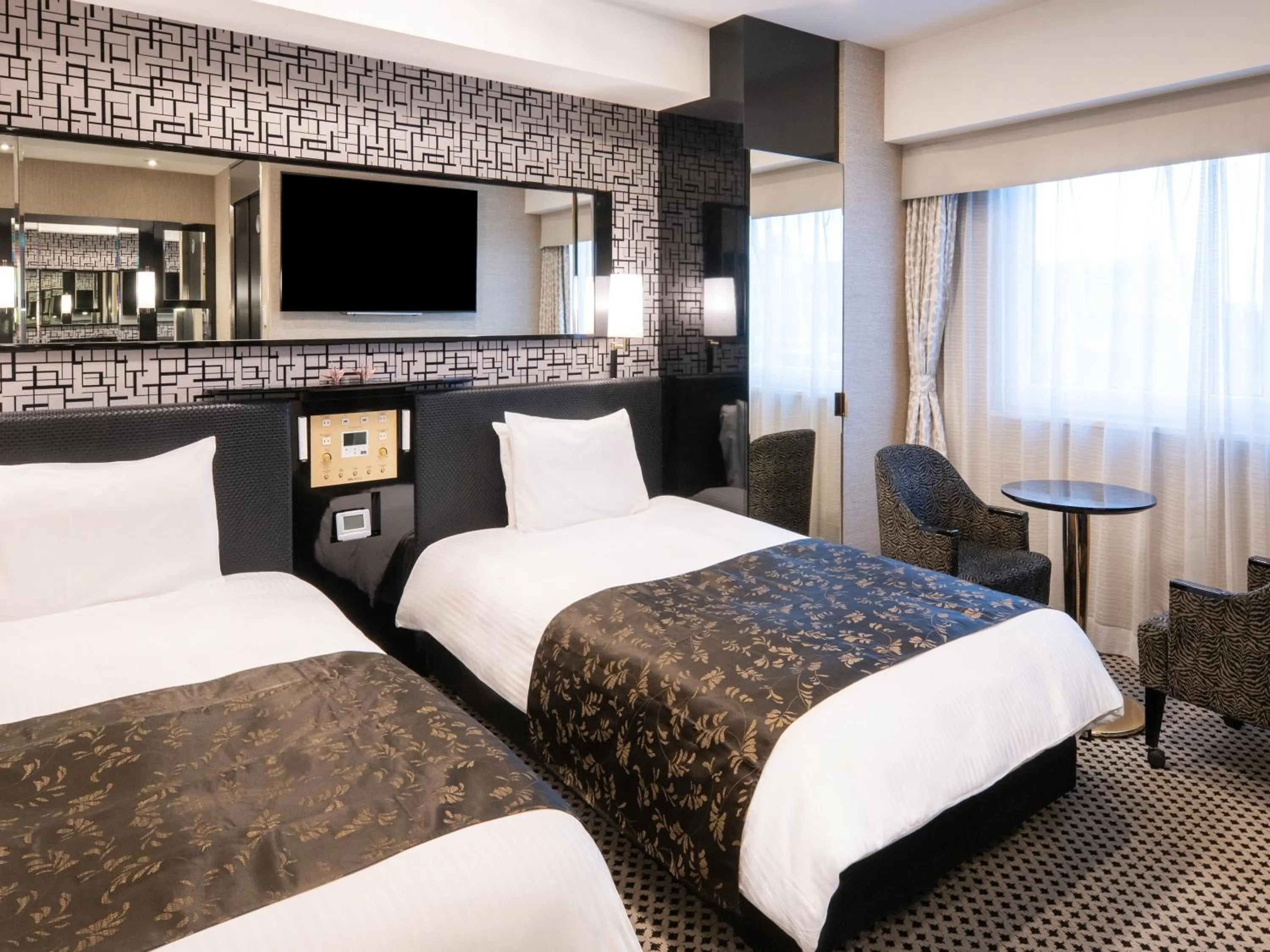 Bed in APA Hotel Shinagawa Togoshi Ekimae