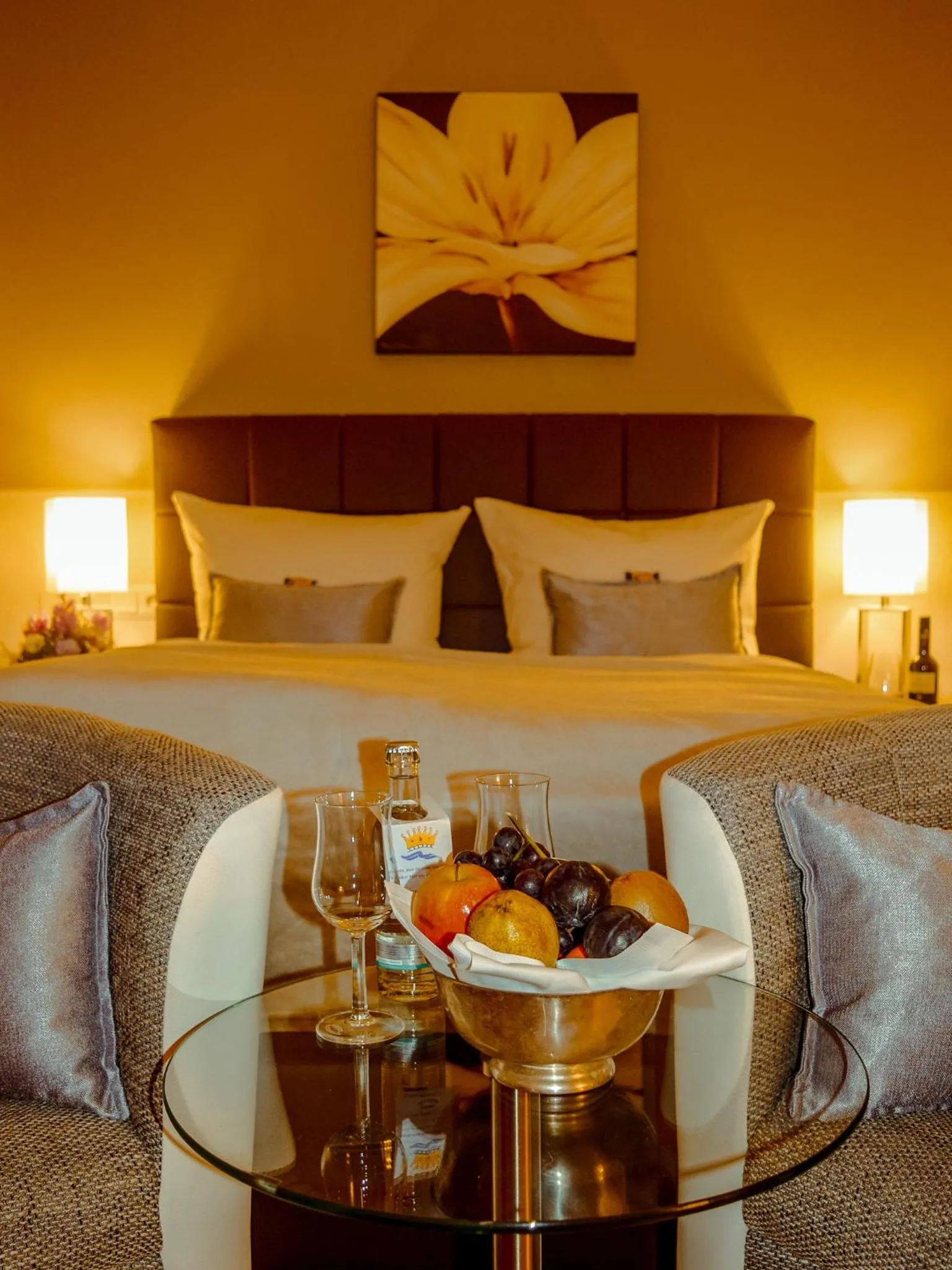 Bedroom, Bed in Landhotel Zum Kronprinzen