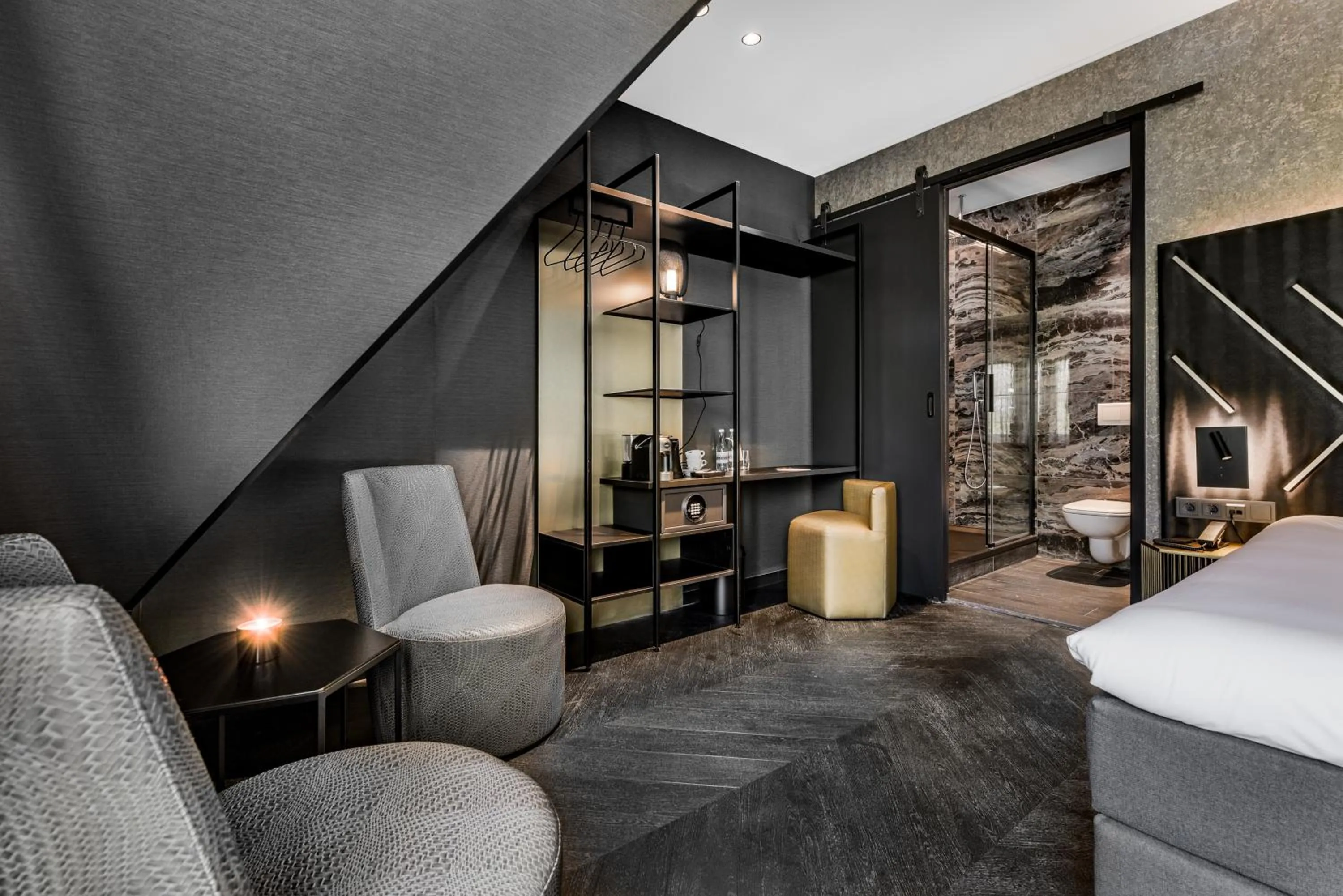 Seating area in Le Petit Marin Boutique Hotel