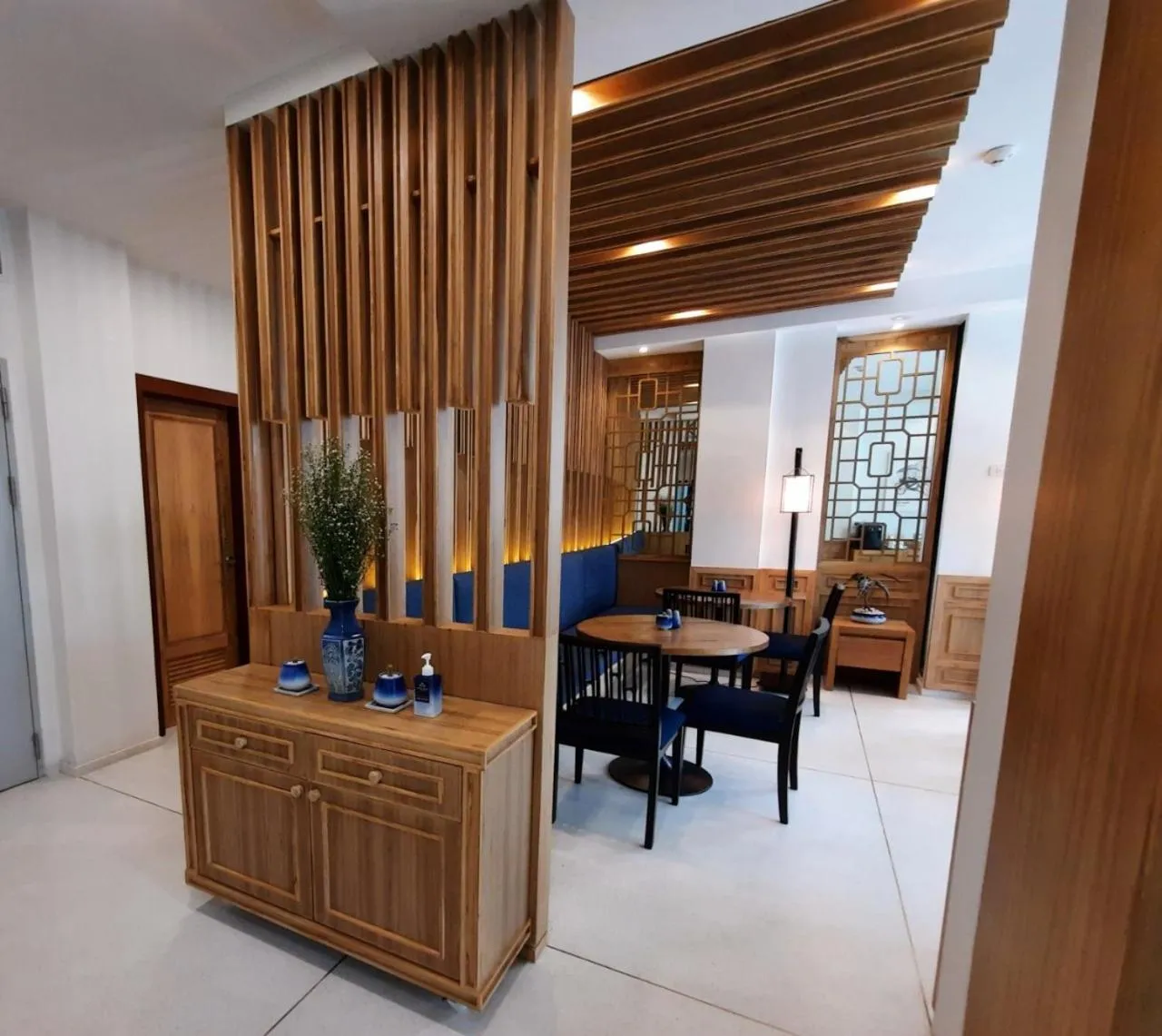 Seating area in Ama's House Luxury Boutique Hotel