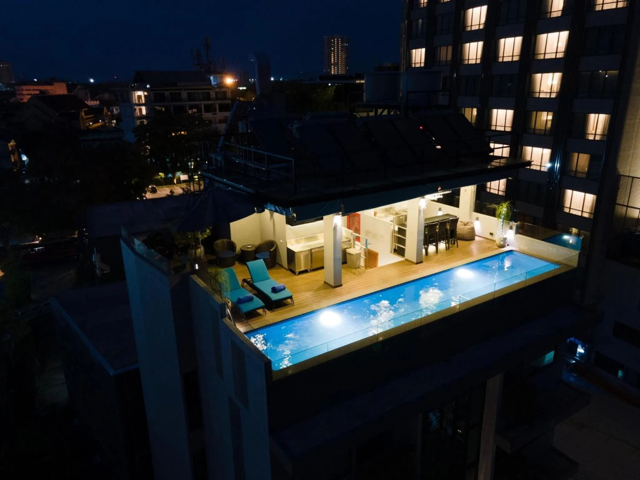 Pool view in Ama's House Luxury Boutique Hotel