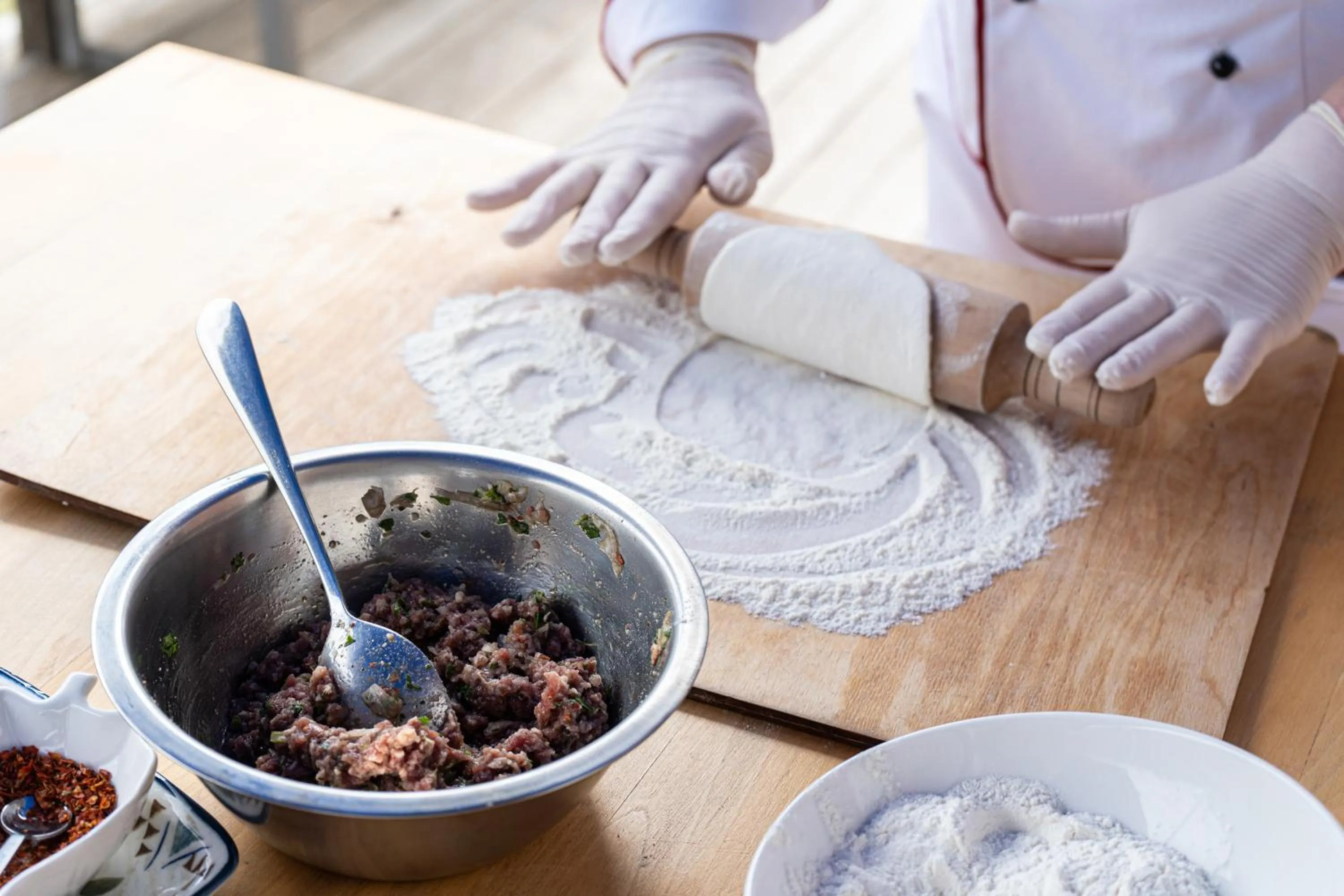 Food and drinks in Hotel Chateau Iveri