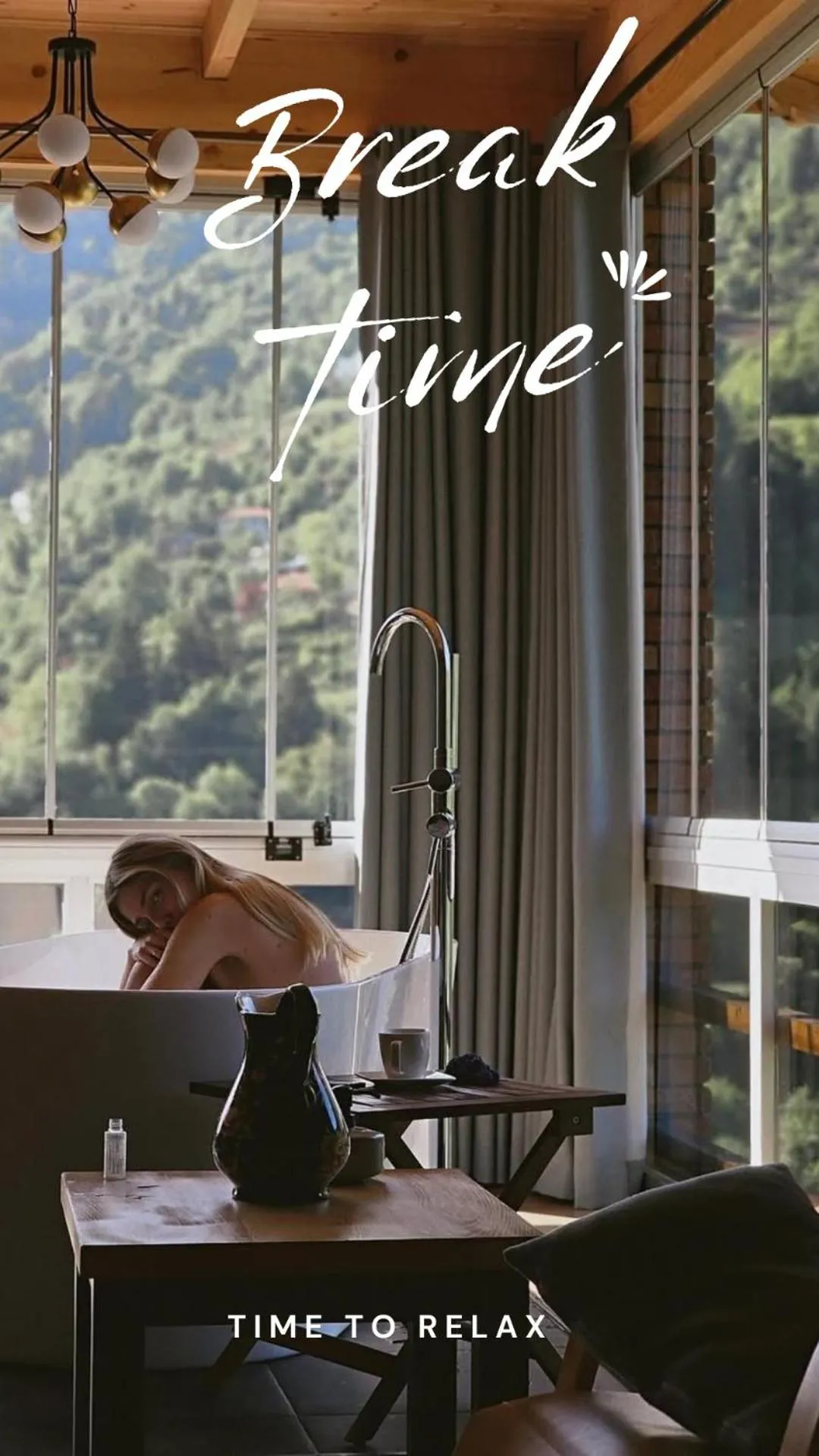 Bath in Hotel Chateau Iveri