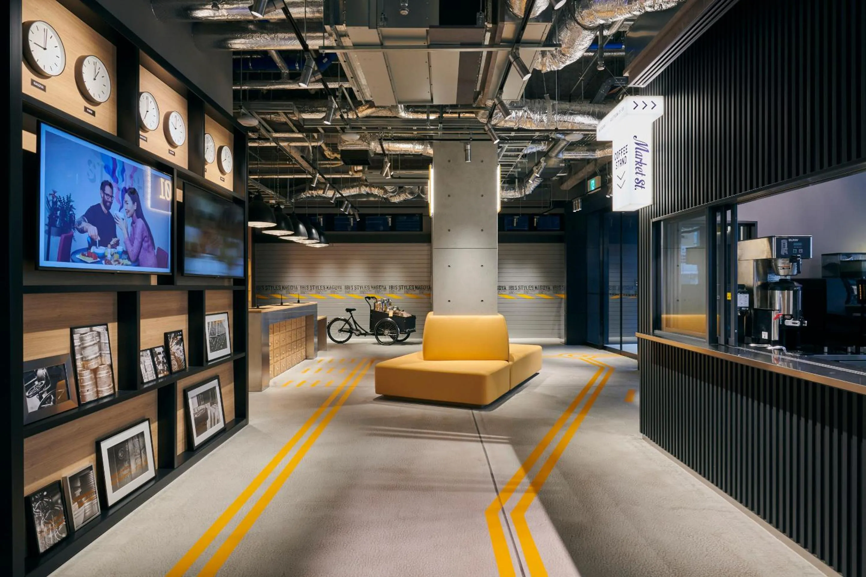 Lobby or reception in ibis Styles Nagoya