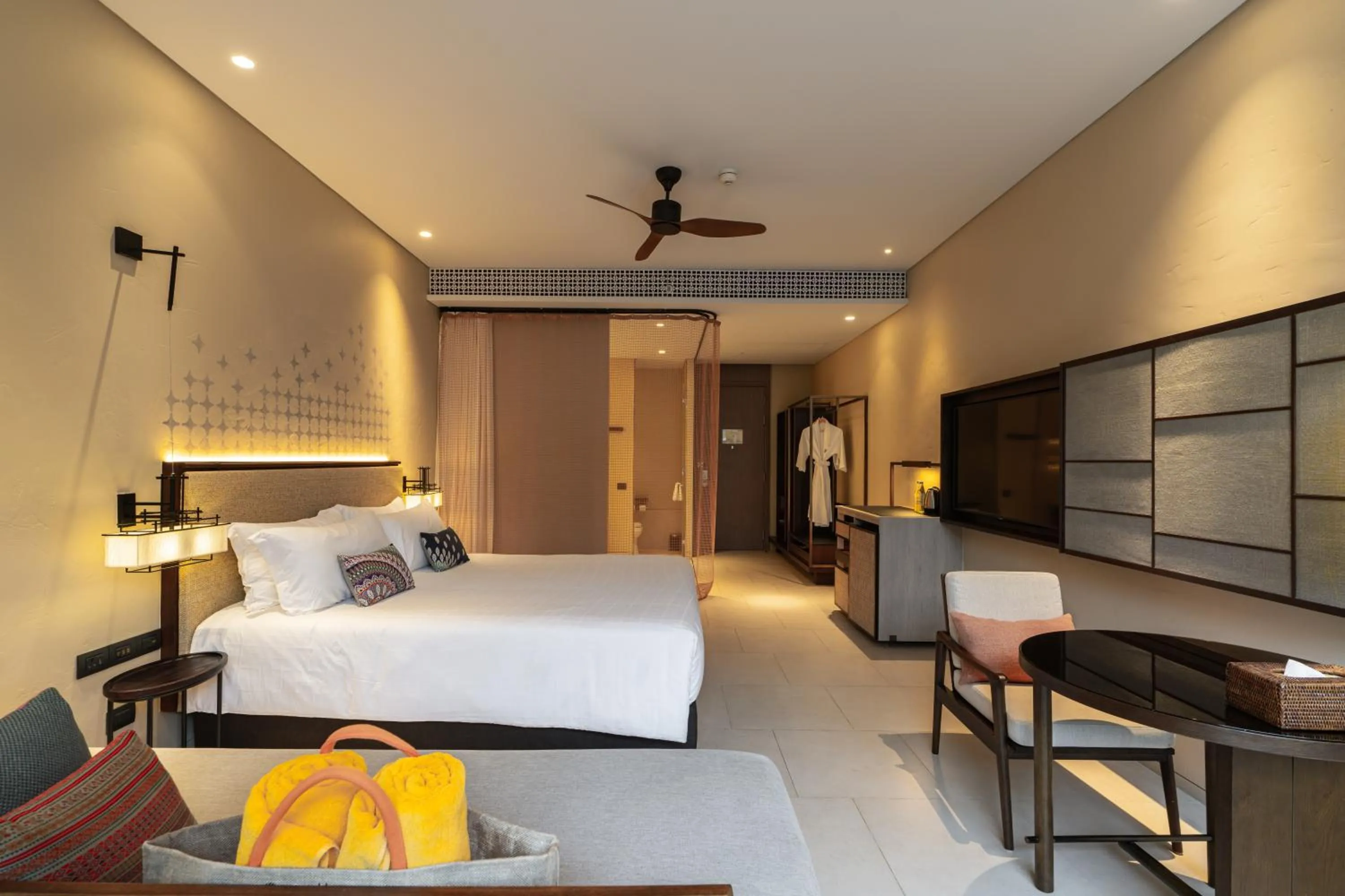 Bed in Pullman Khao Lak Resort