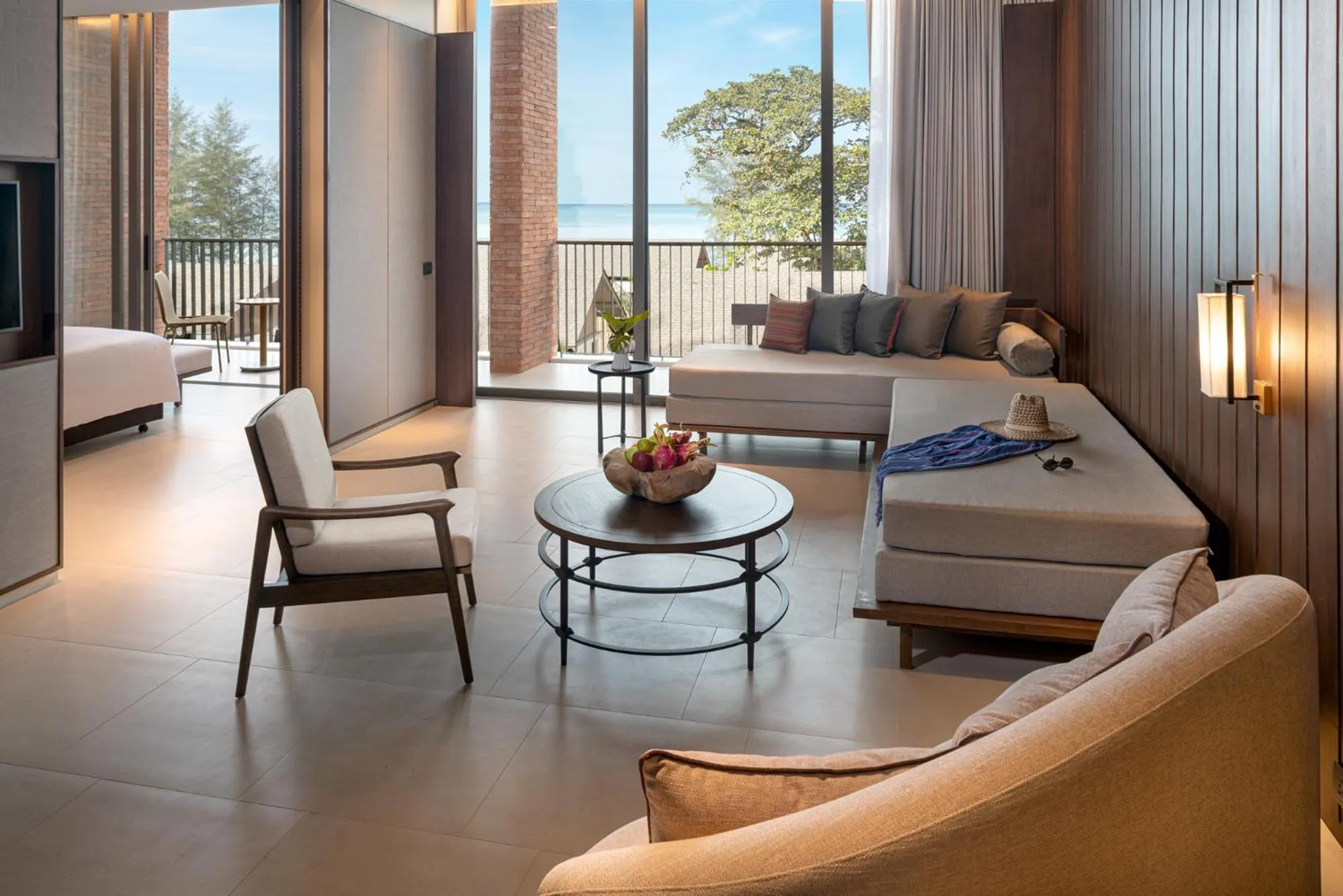 View (from property/room), Bed in Pullman Khao Lak Resort