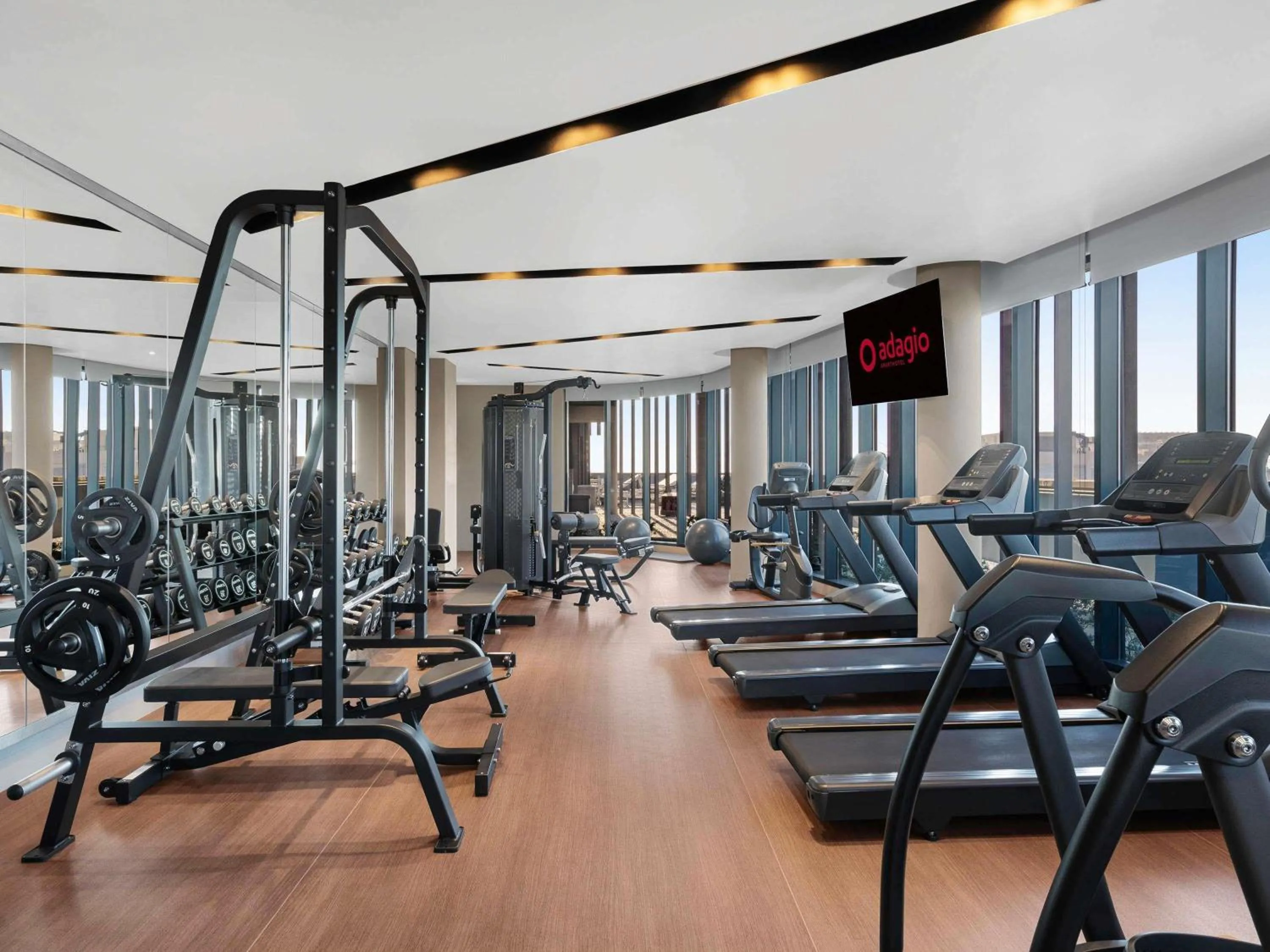 Fitness centre/facilities in Aparthotel Adagio Dubai Deira