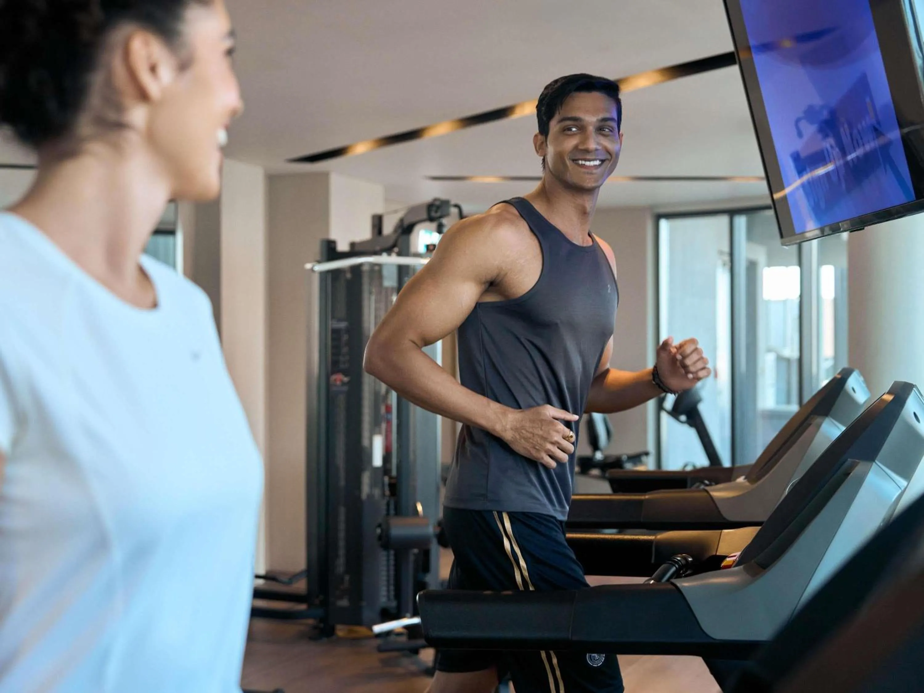 Fitness centre/facilities in Aparthotel Adagio Dubai Deira