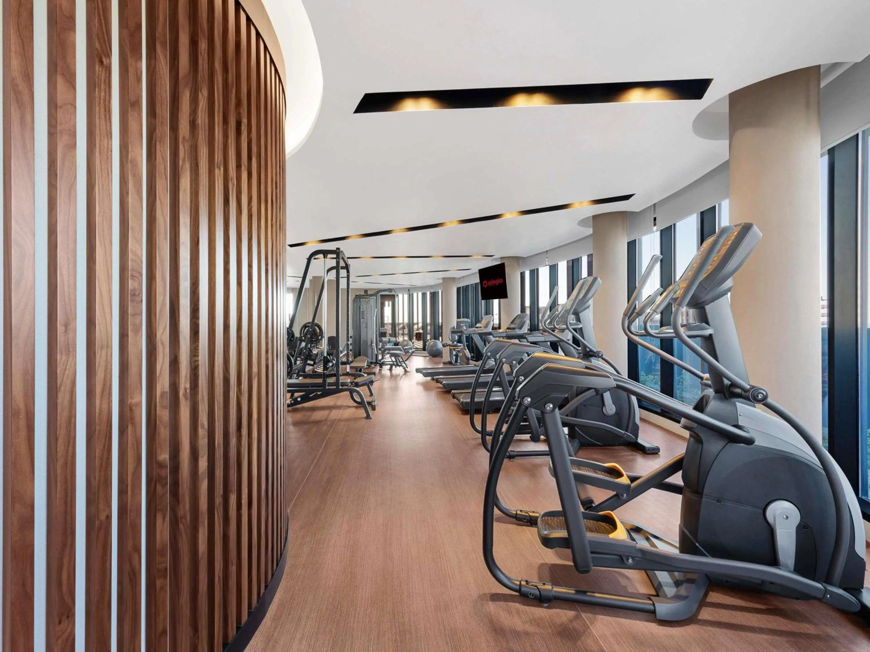 Fitness centre/facilities in Aparthotel Adagio Dubai Deira