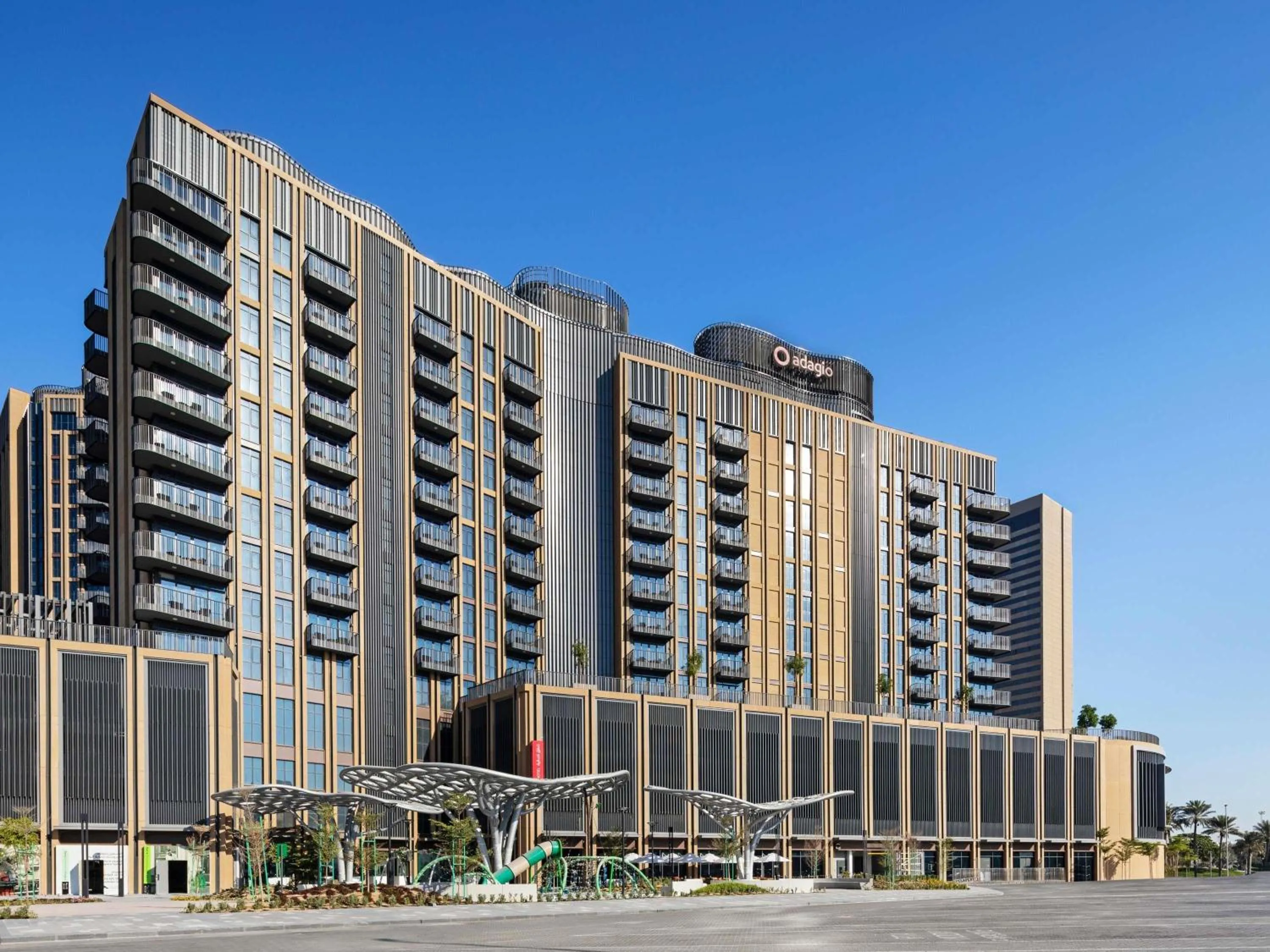 Property building in Aparthotel Adagio Dubai Deira