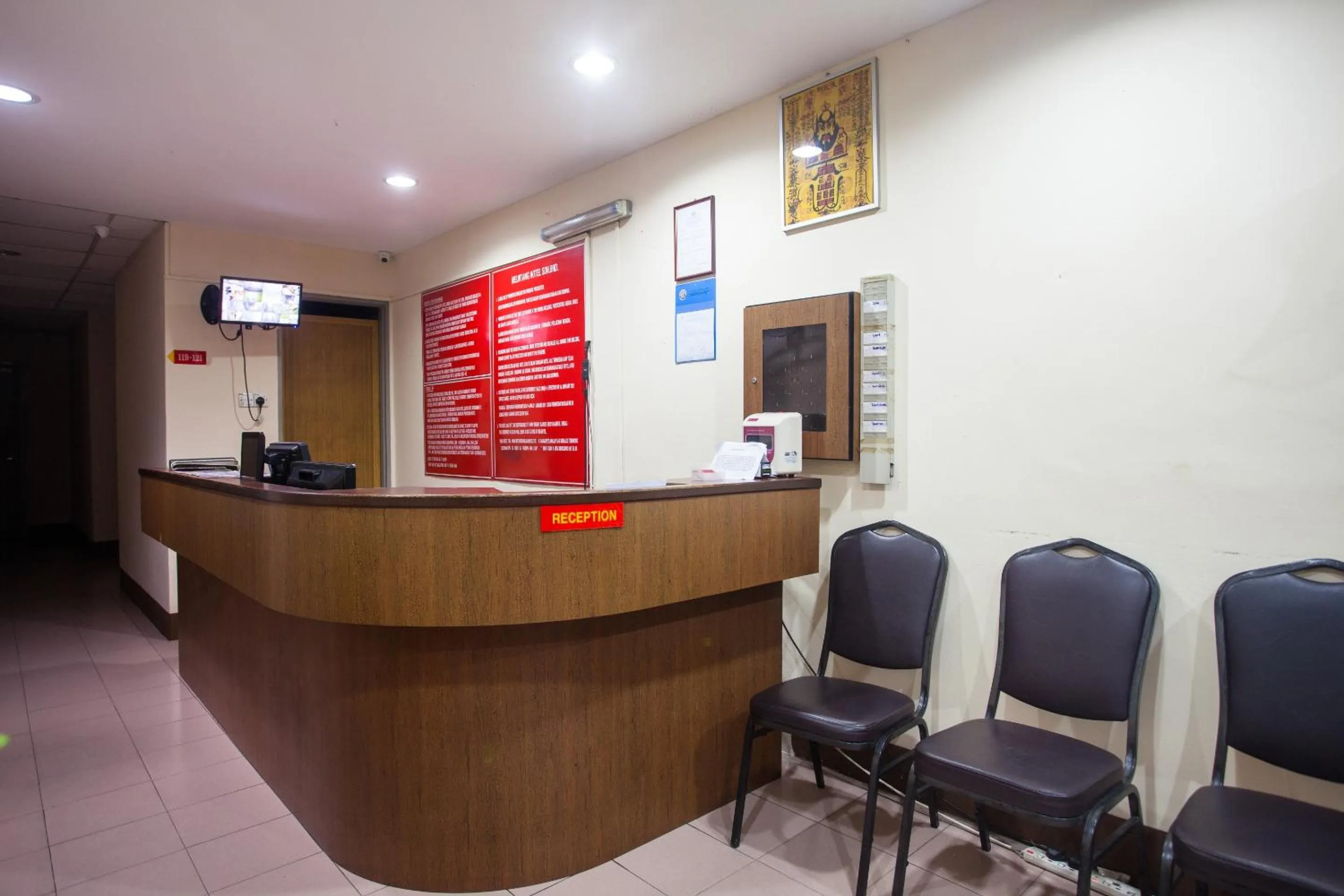 Lobby or reception in Hotel O Melintang Hotel
