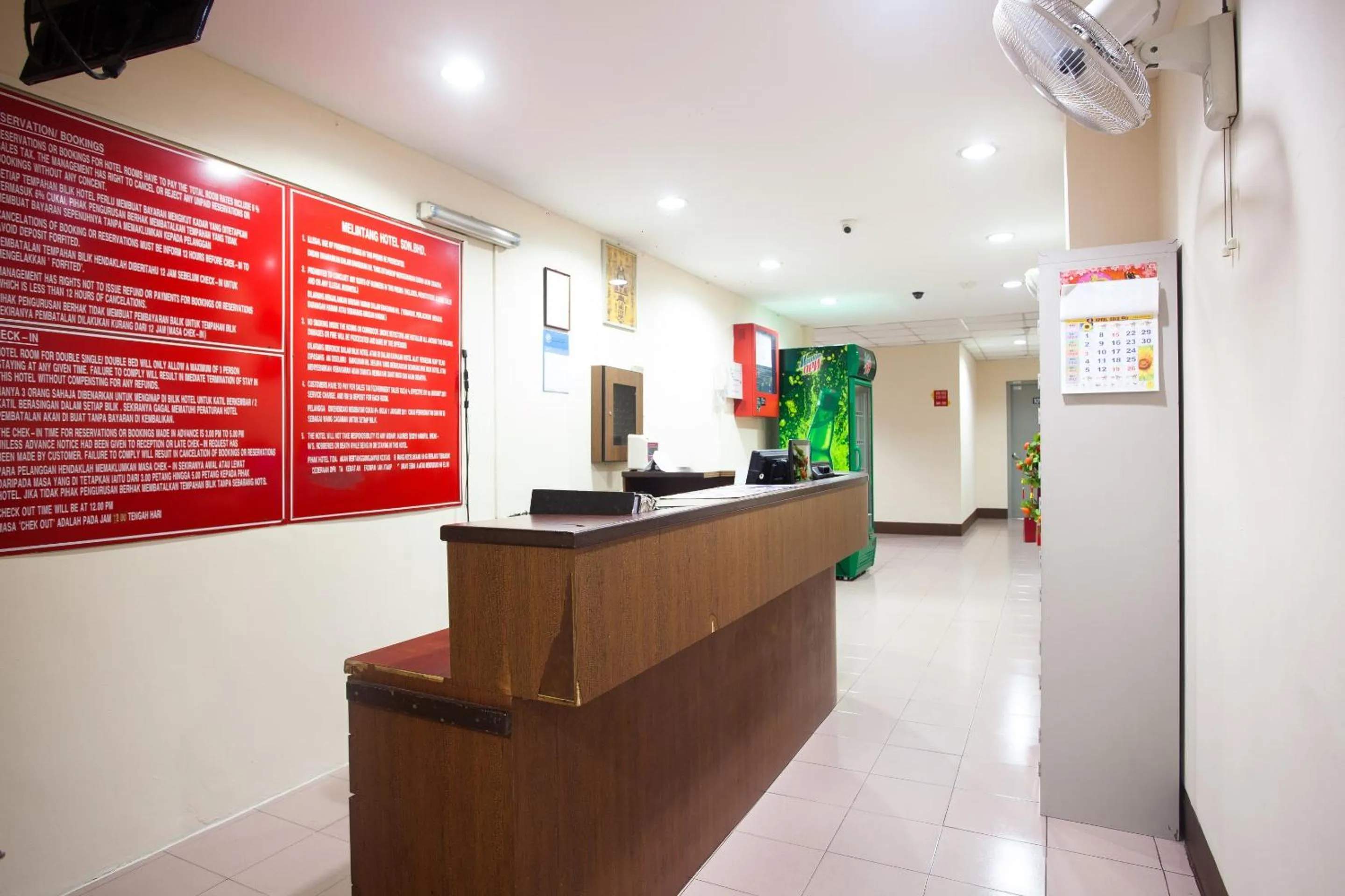 Lobby or reception in Hotel O Melintang Hotel
