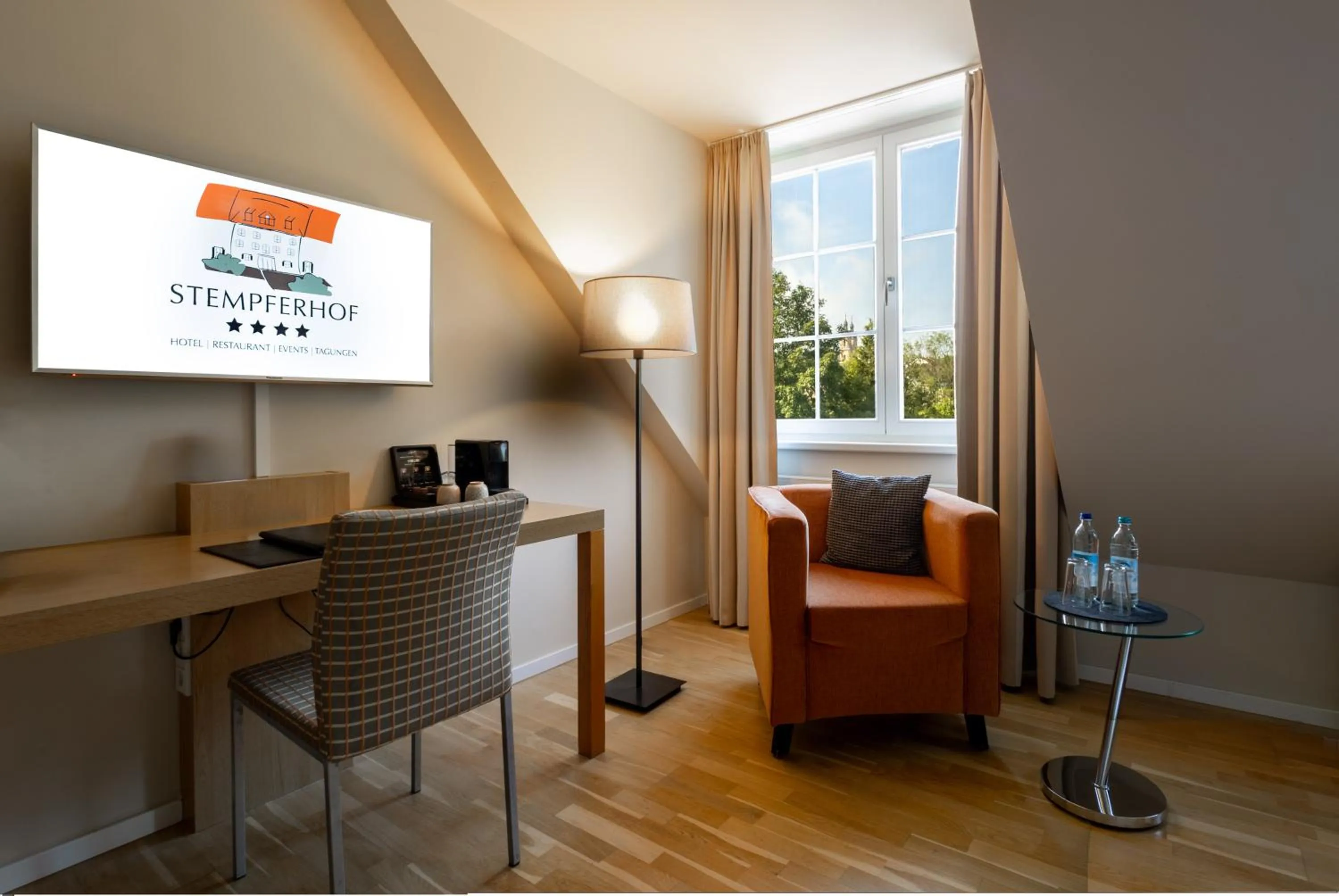 Bed in Hotel Stempferhof