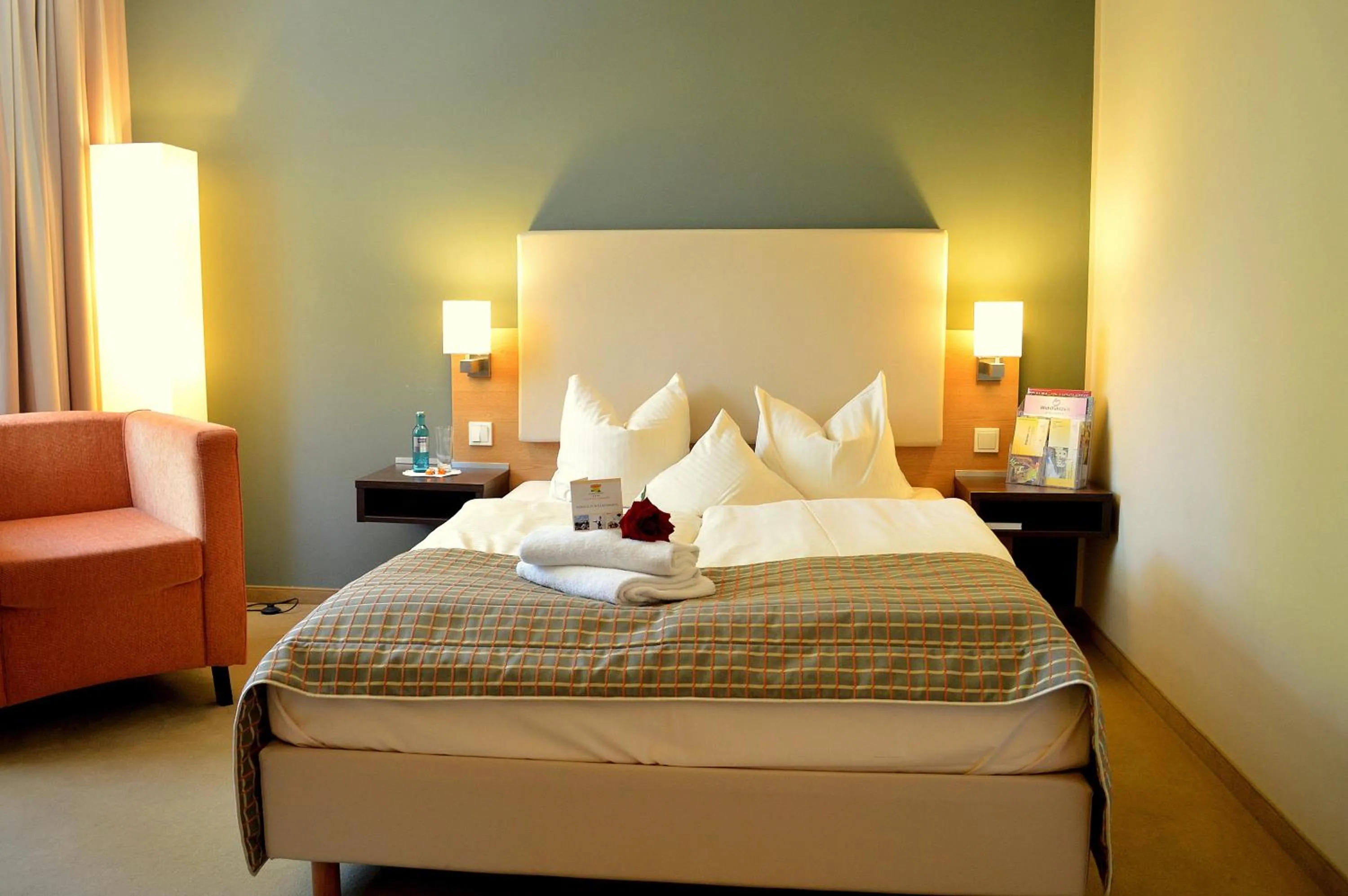 Bed in Hotel Stempferhof