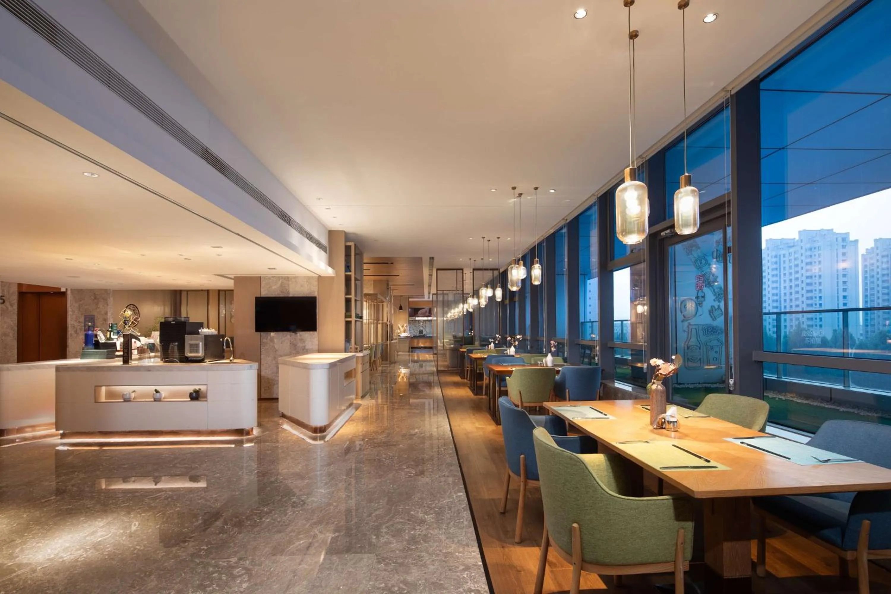 Restaurant/places to eat in Hilton Garden Inn Zibo Zhangdian