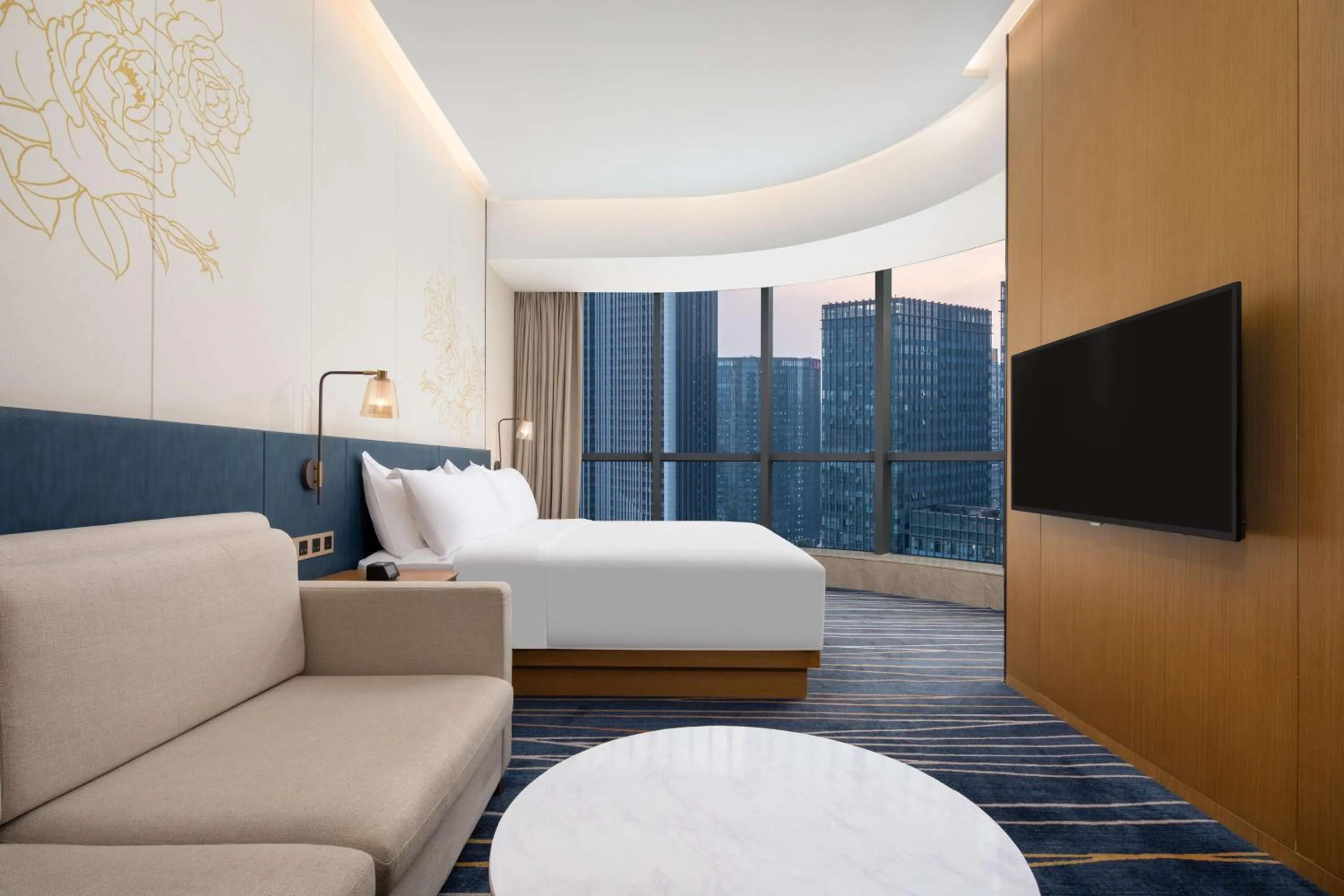 Bed in Hilton Garden Inn Zibo Zhangdian