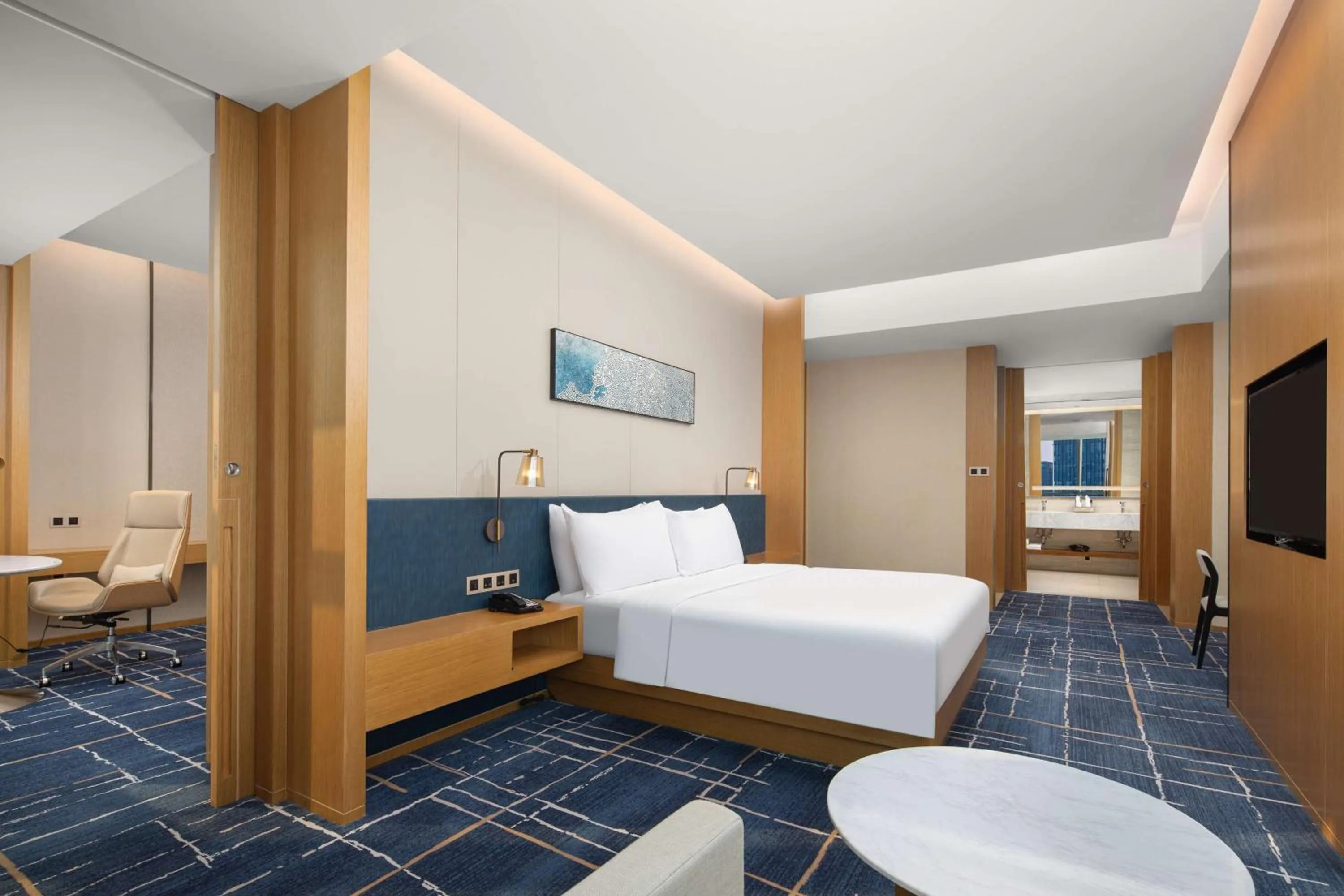 Bed in Hilton Garden Inn Zibo Zhangdian
