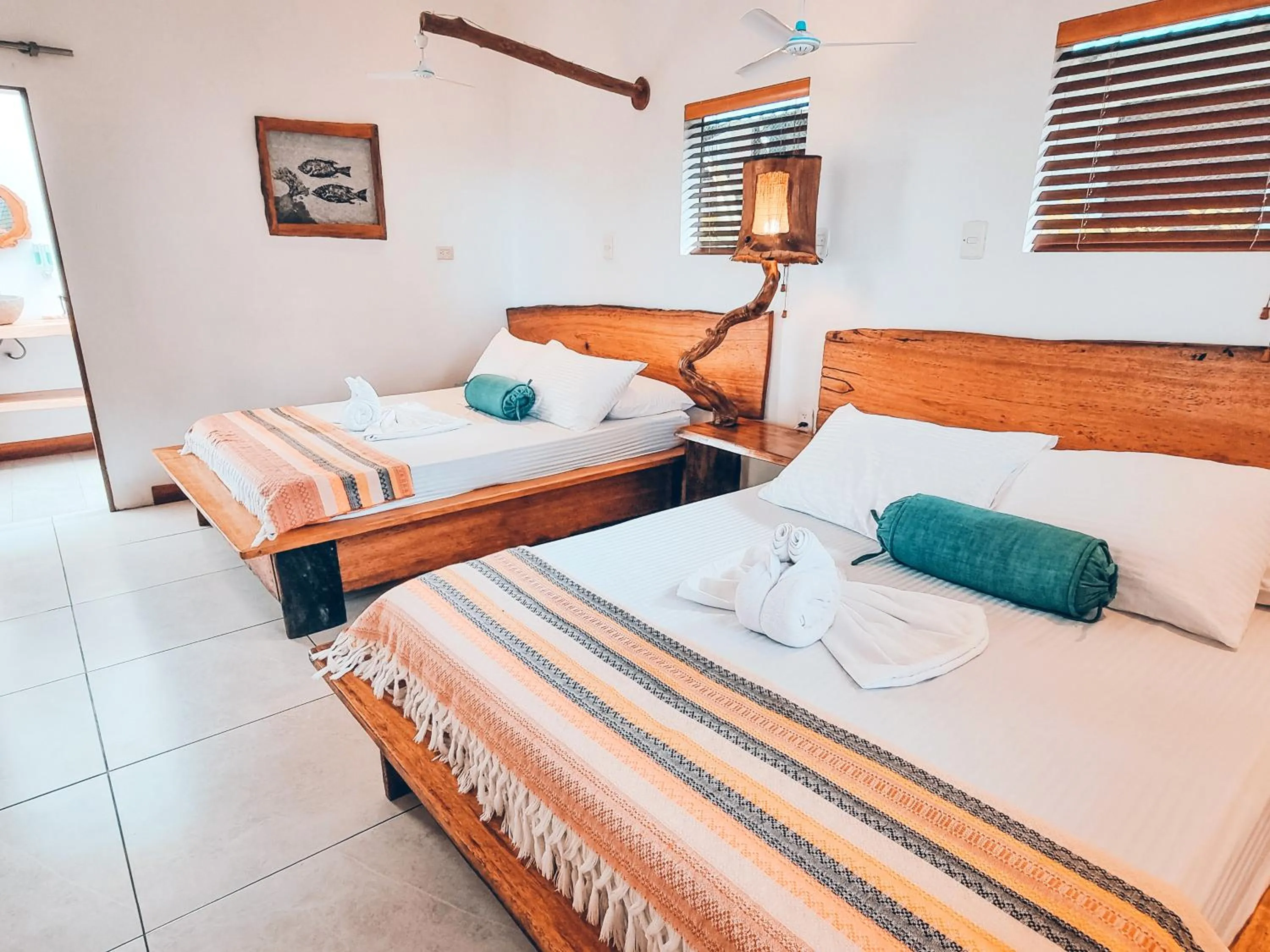 Bed in The Jaguars Jungle Rainforest Lodge - All meals included