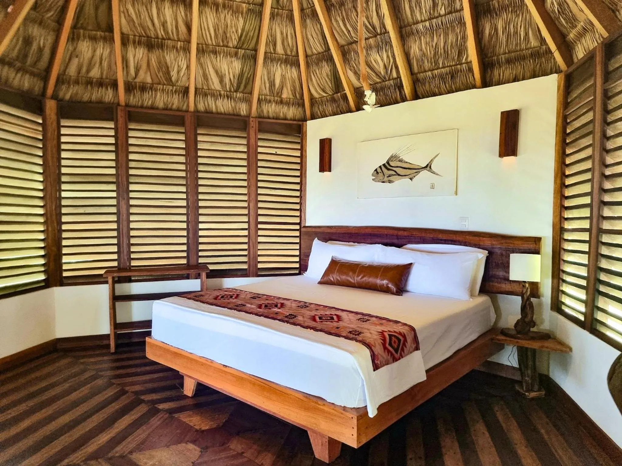 Bedroom, Bed in The Jaguars Jungle Rainforest Lodge - All meals included