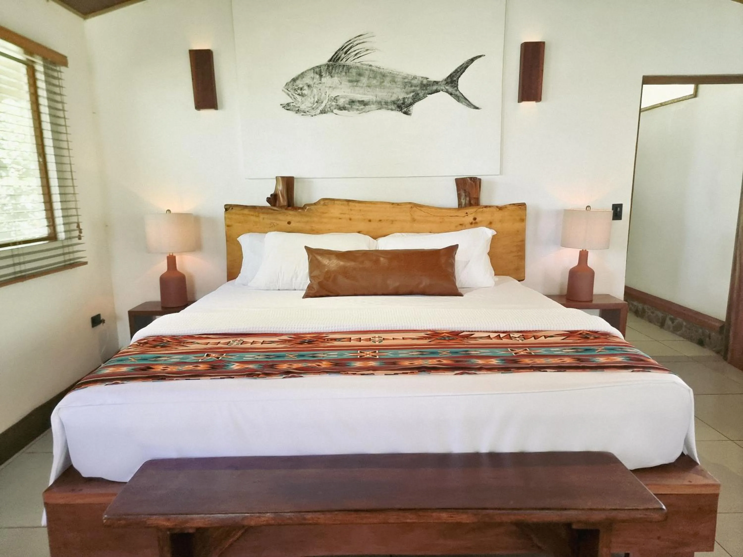 Bed in The Jaguars Jungle Rainforest Lodge - All meals included