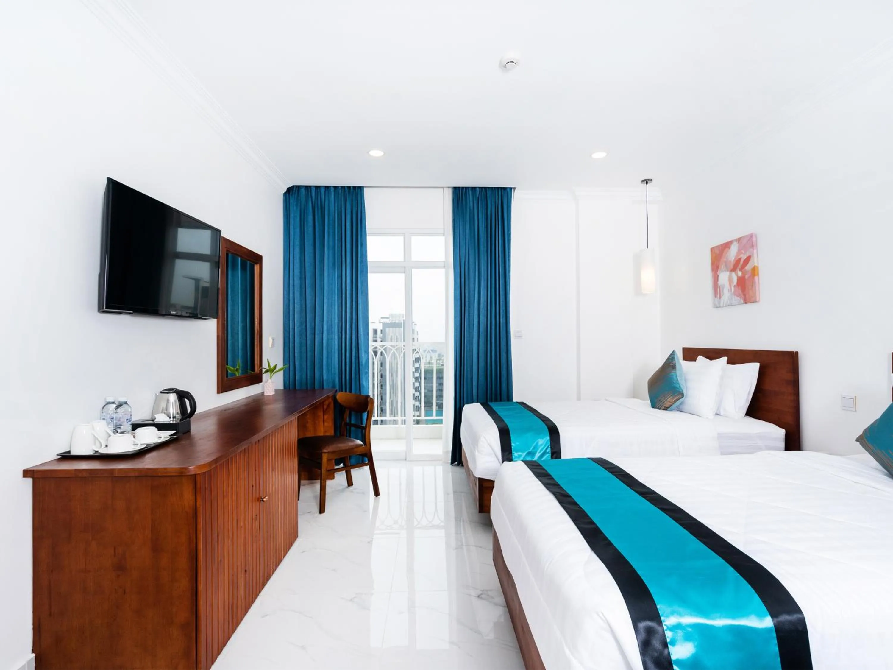 TV and multimedia, Bed in Le Kree Downtown Hotel