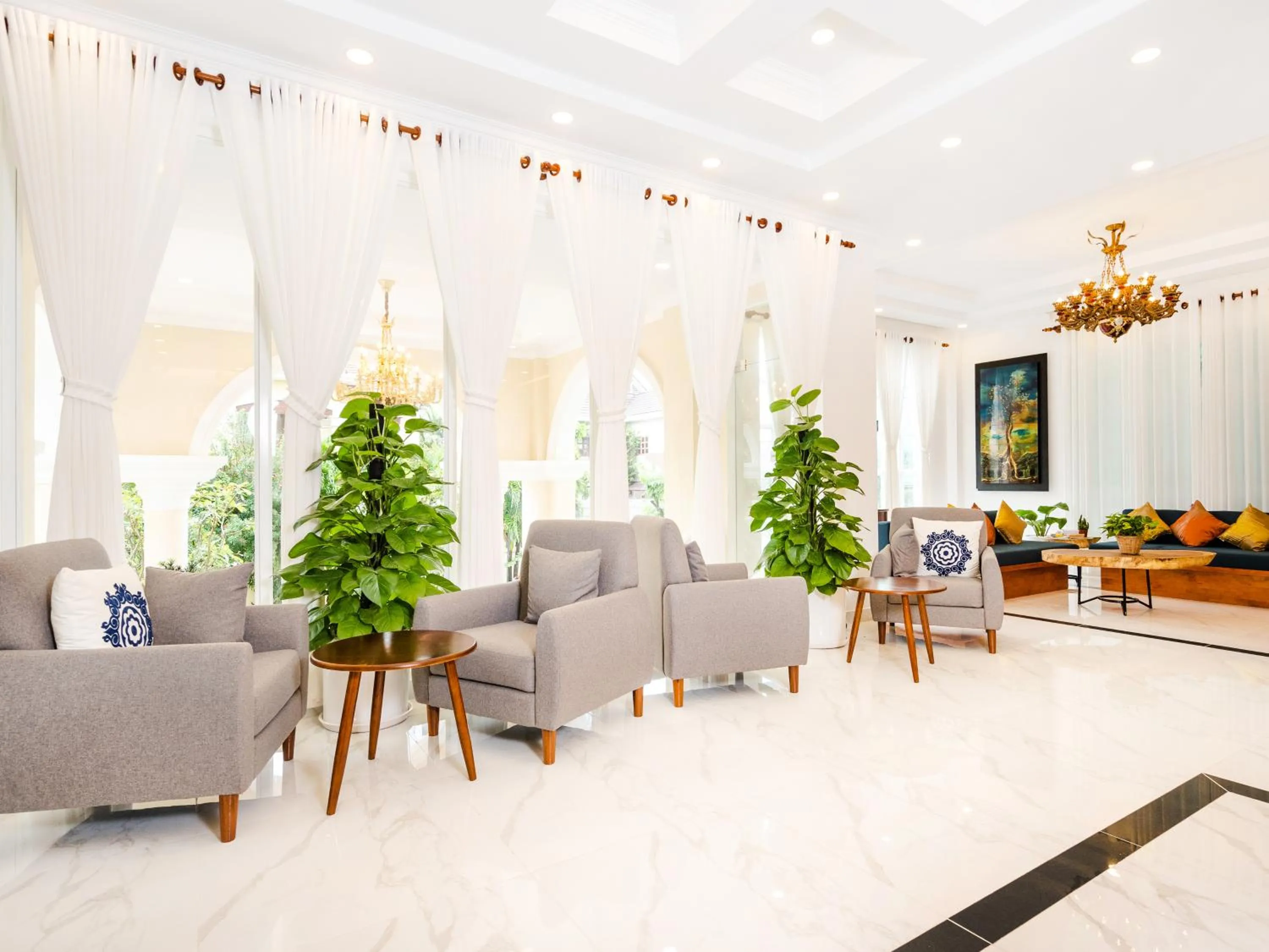 Living room in Le Kree Downtown Hotel