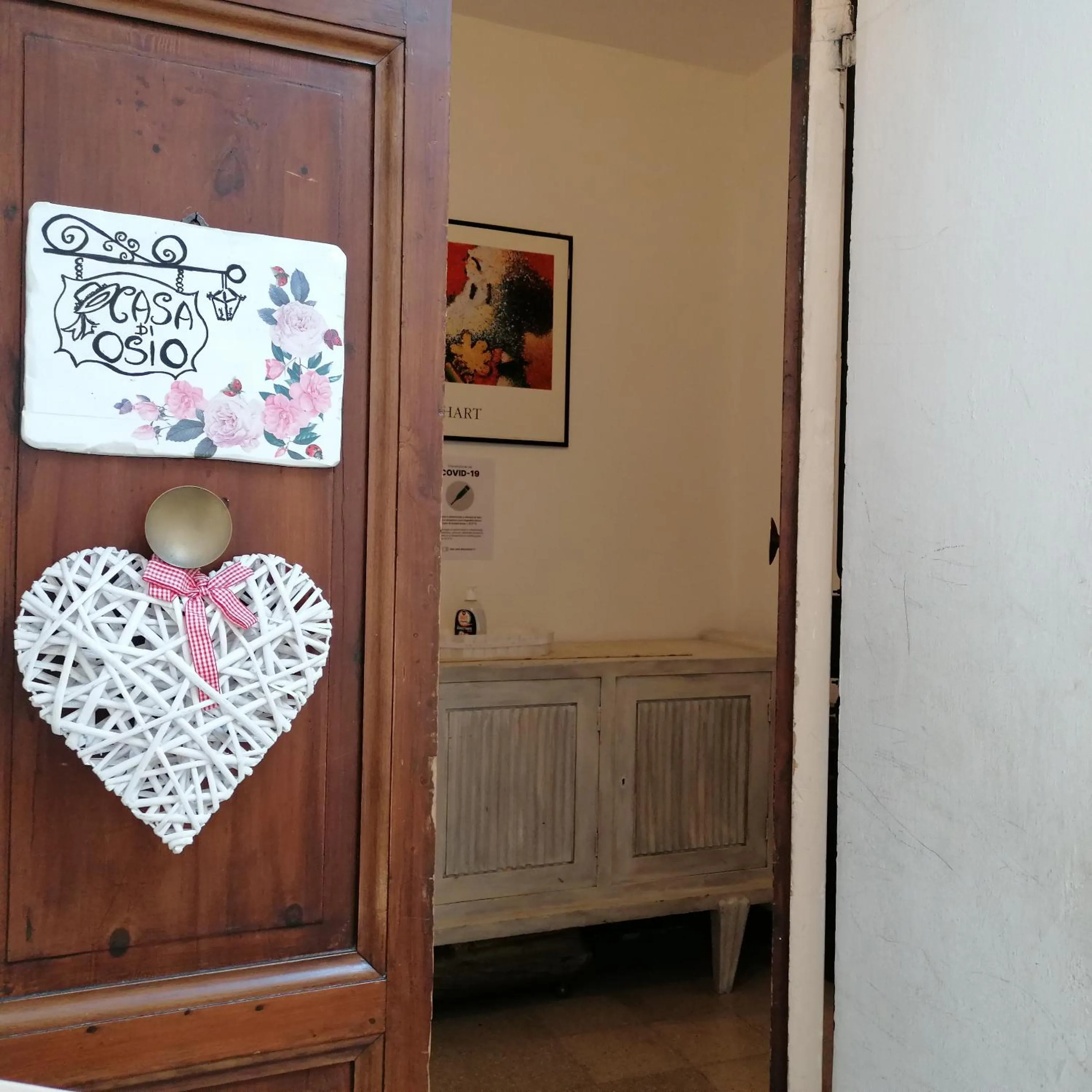 Facade/entrance in Casa di Osio