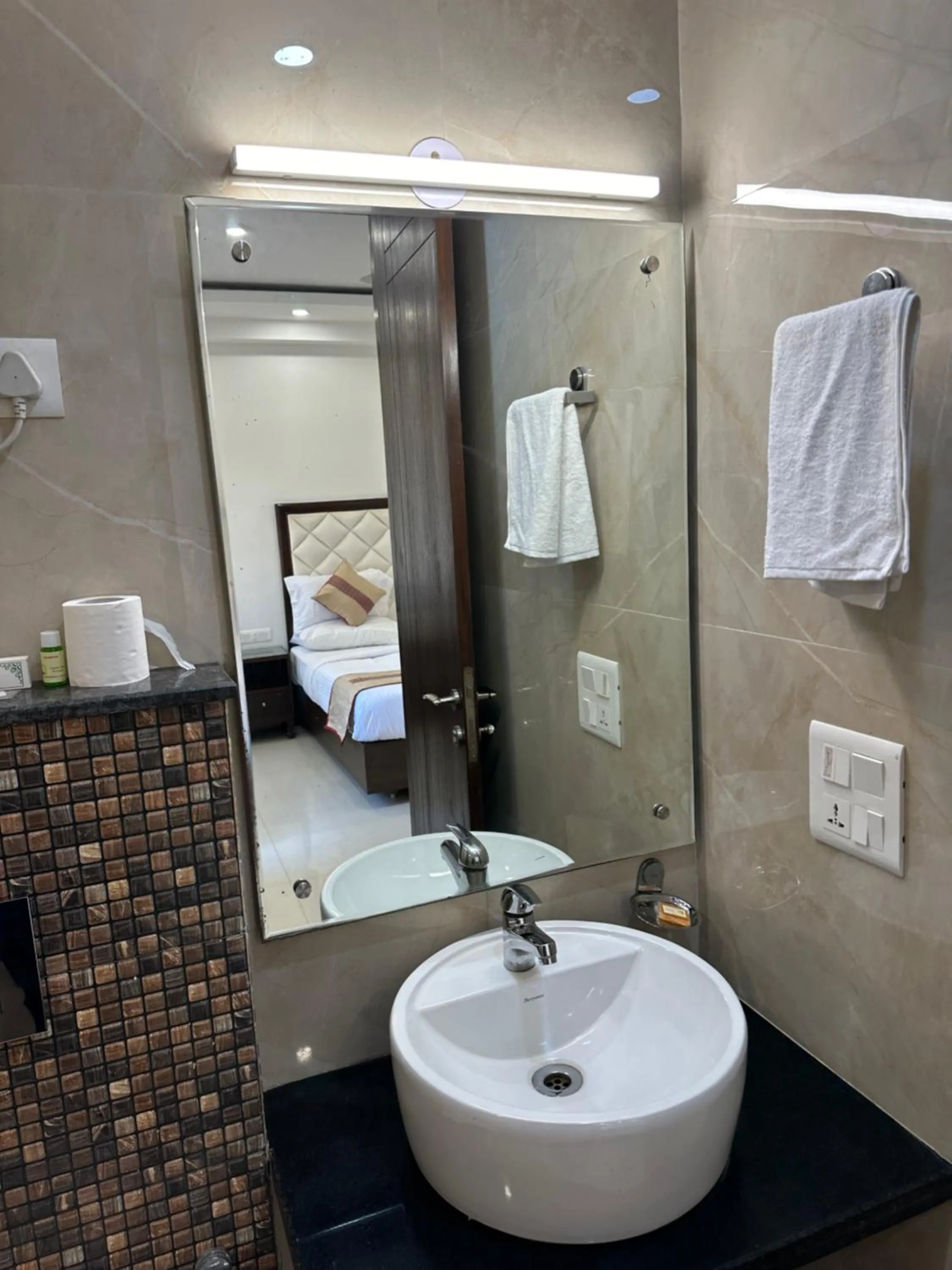 Shower in Lemon Green Residency - Hotel and Serviced Apartments