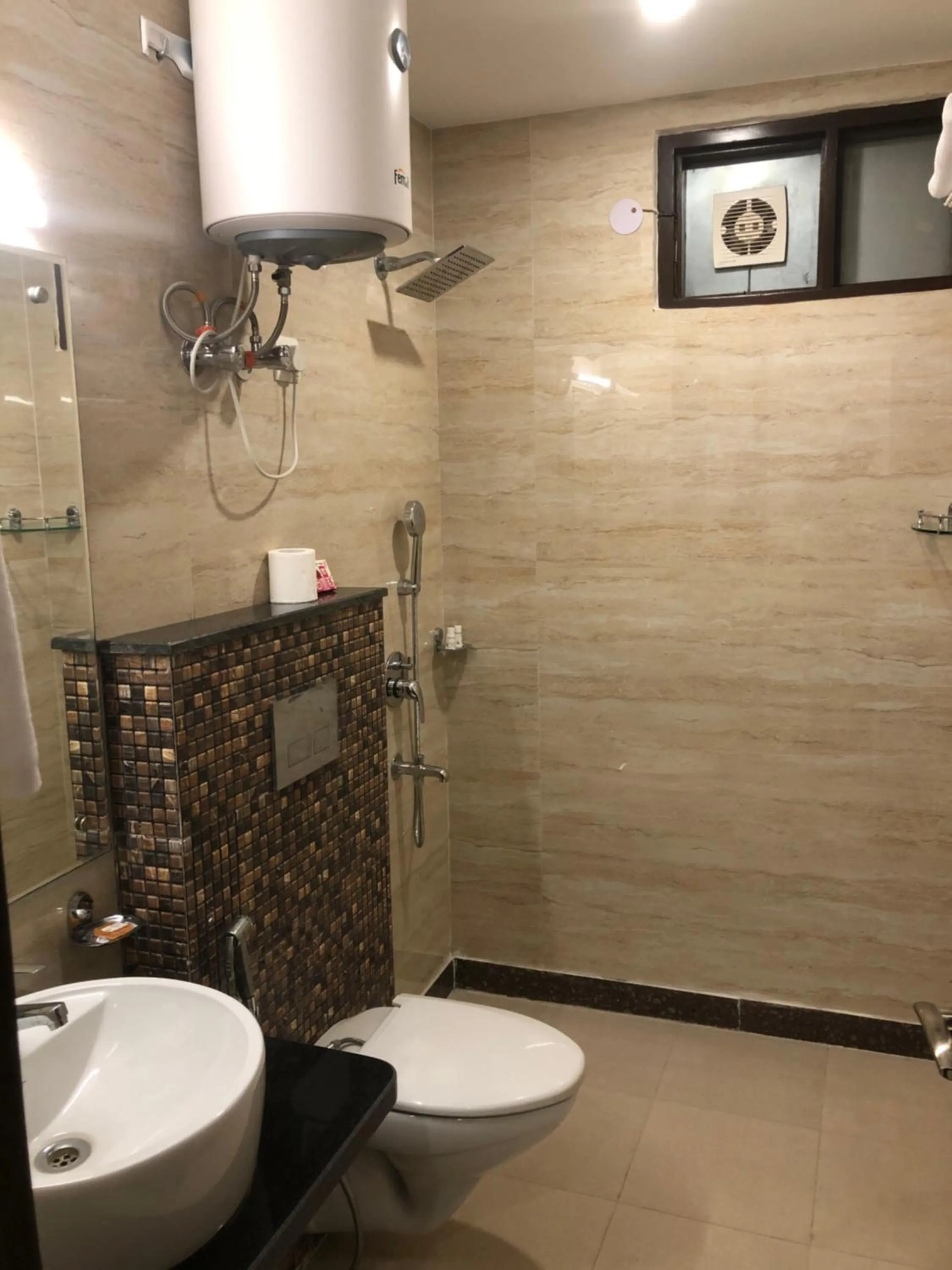 Bathroom in Lemon Green Residency - Hotel and Serviced Apartments