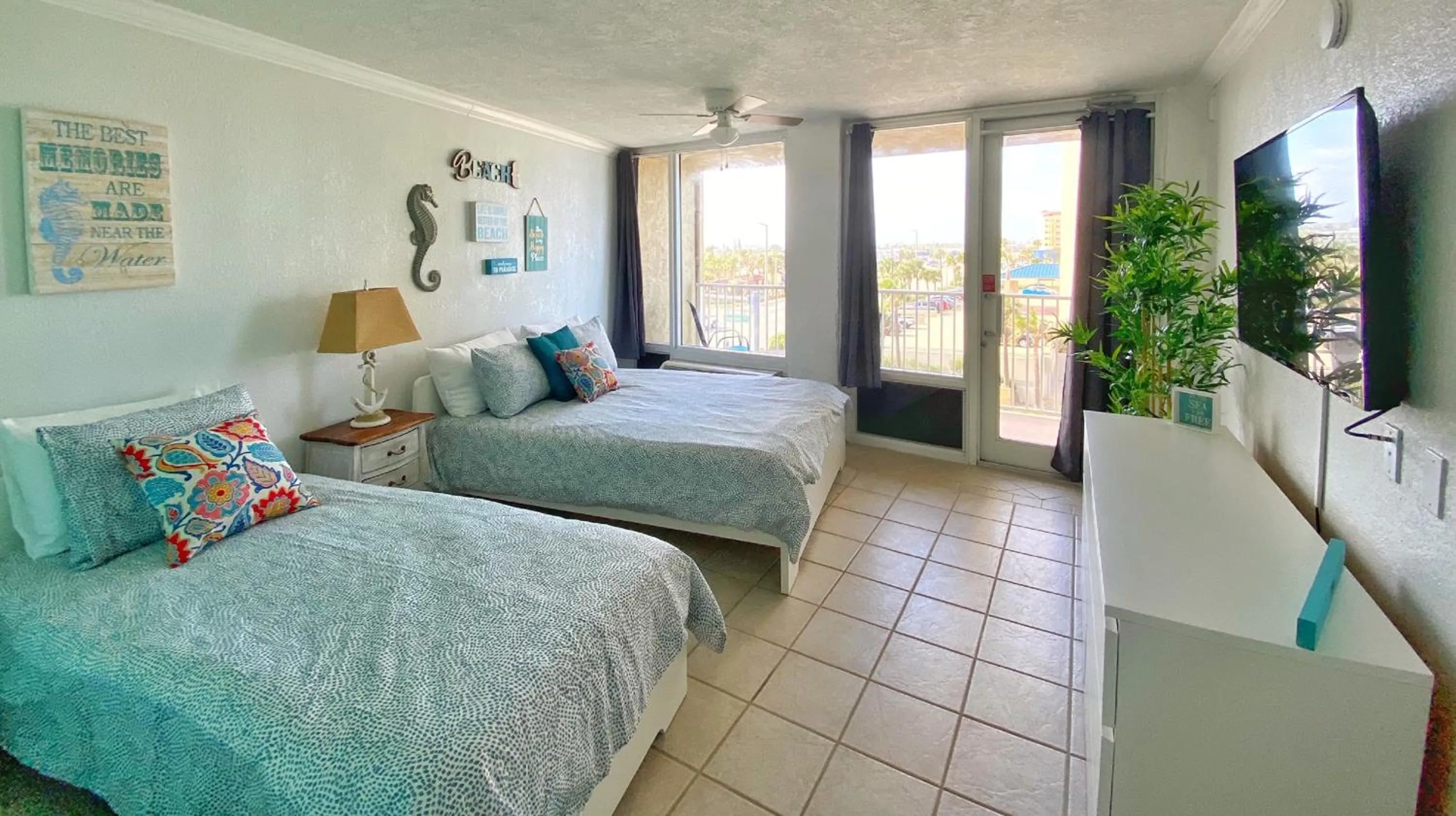 Bed in Pirates Cove Resort Studios!