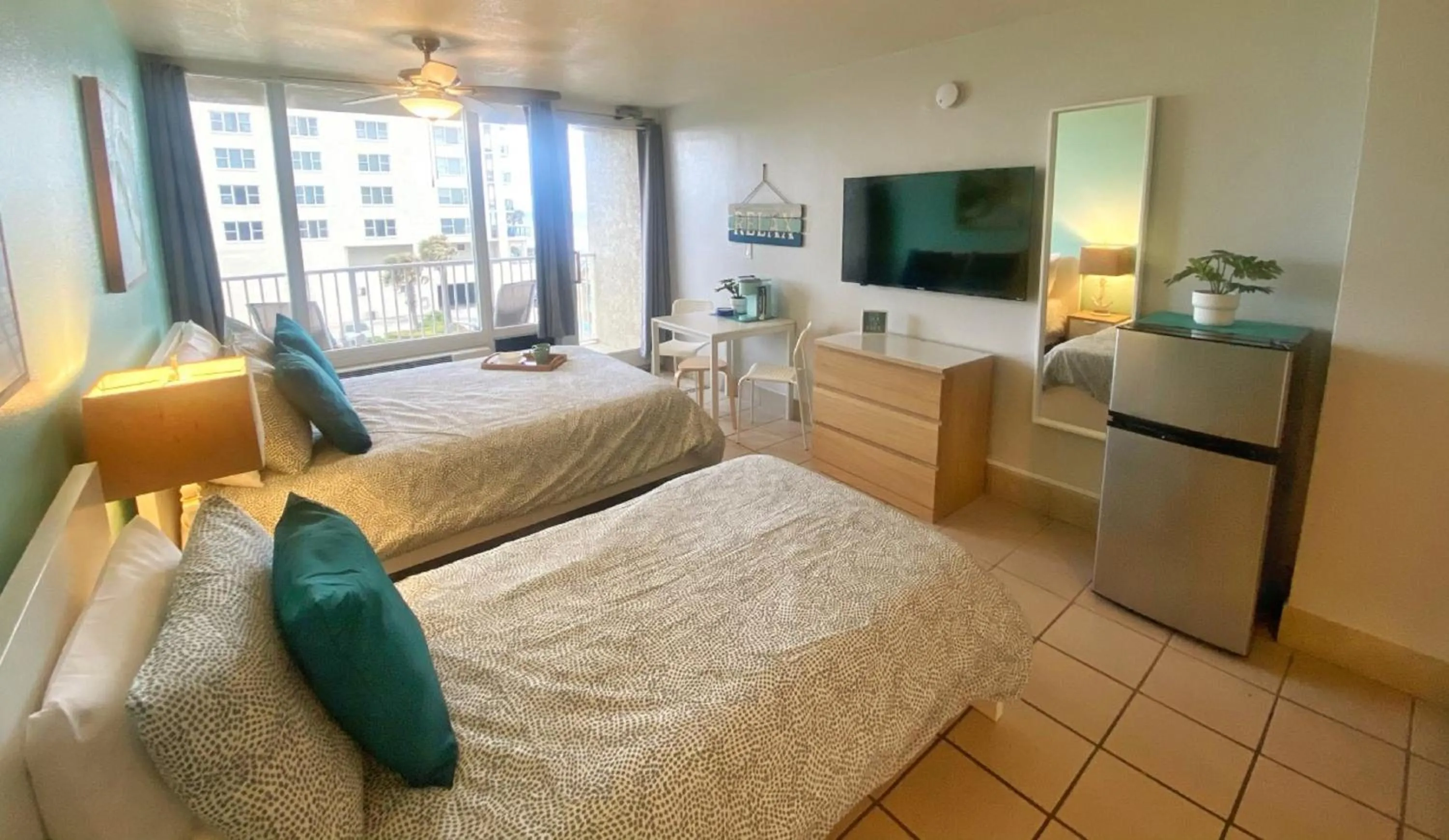 Bed in Pirates Cove Resort Studios!