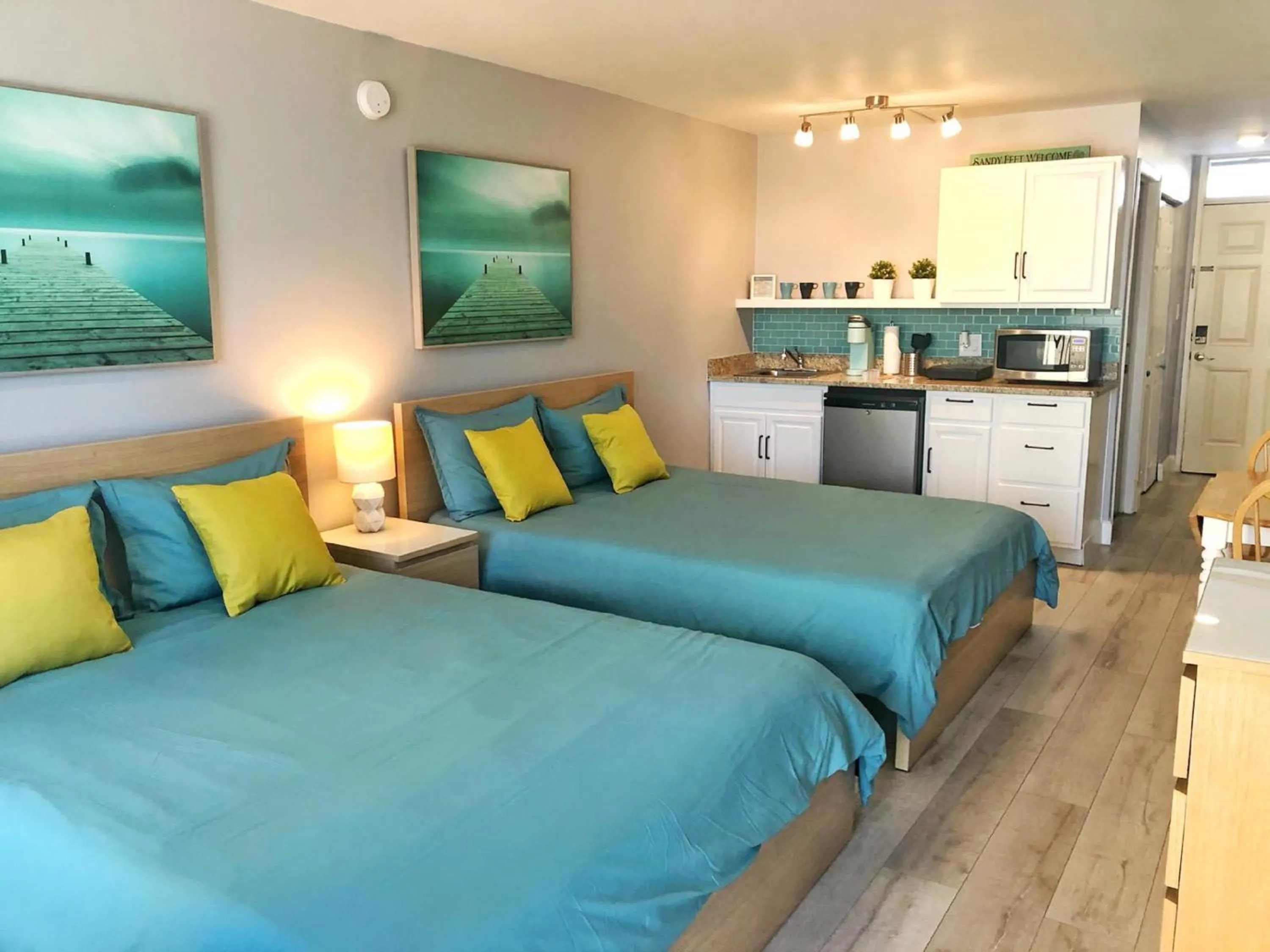 Bed in Pirates Cove Resort Studios!