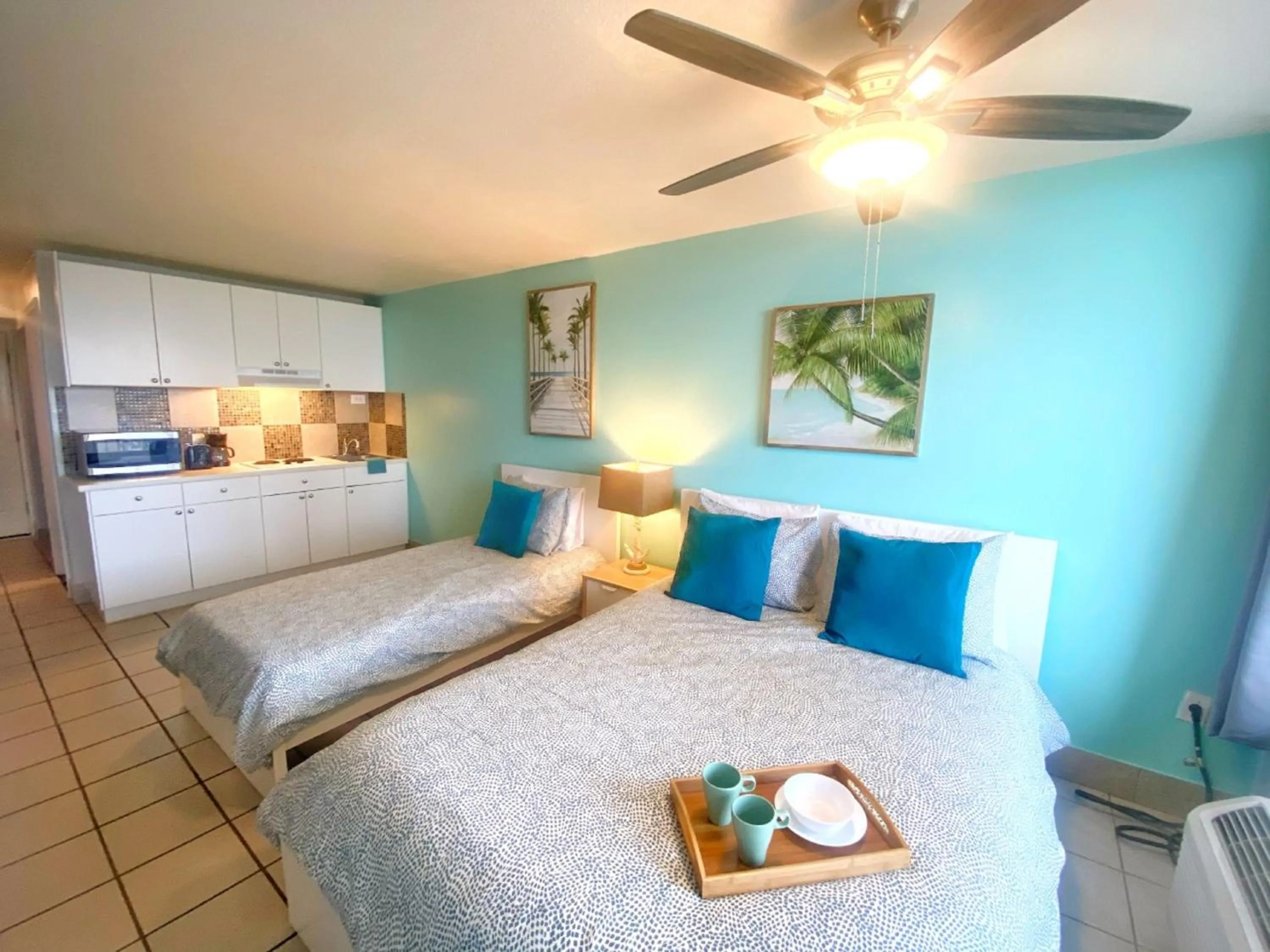 Bed in Pirates Cove Resort Studios!