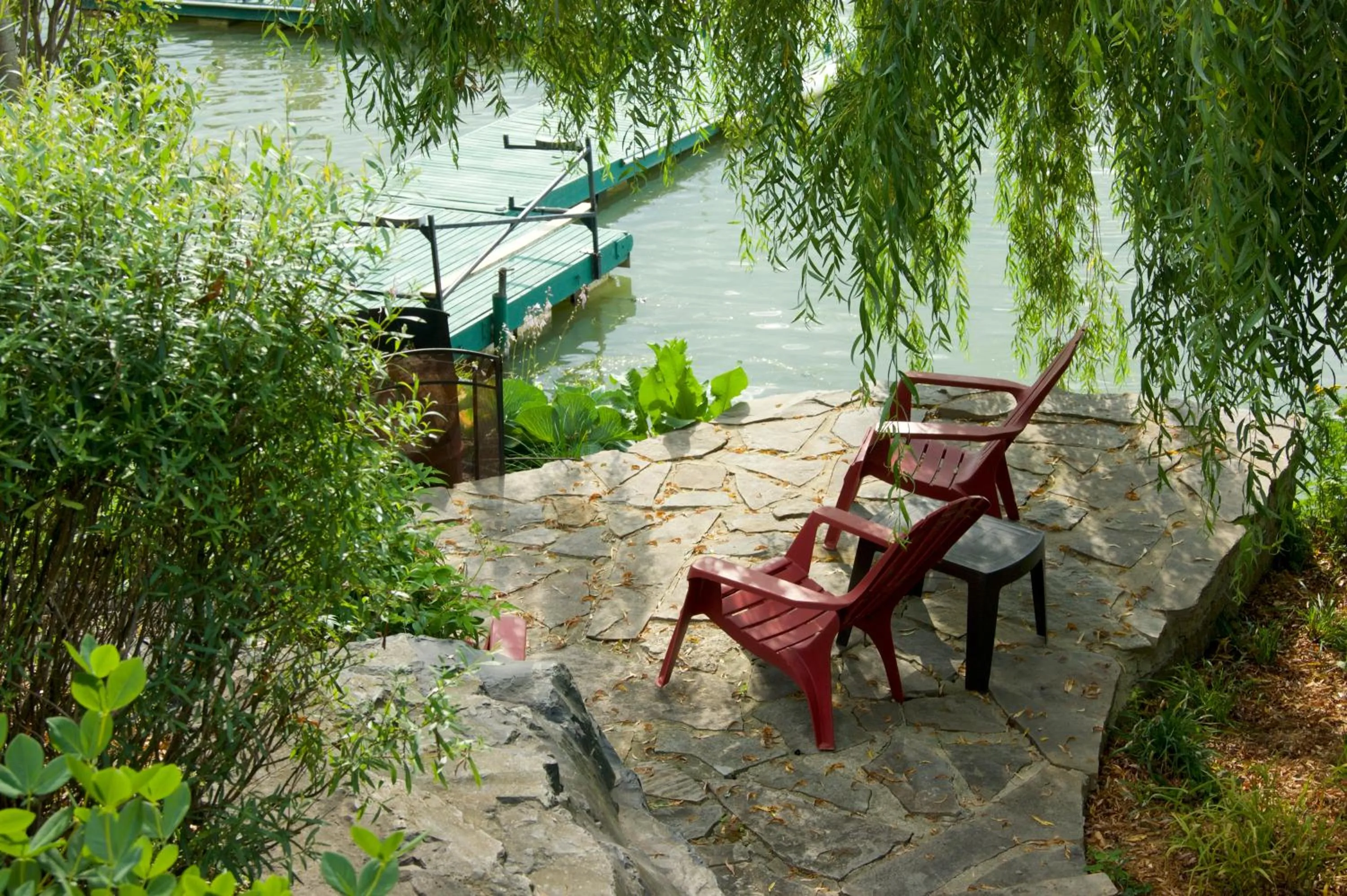Patio in La Belle aux Berges