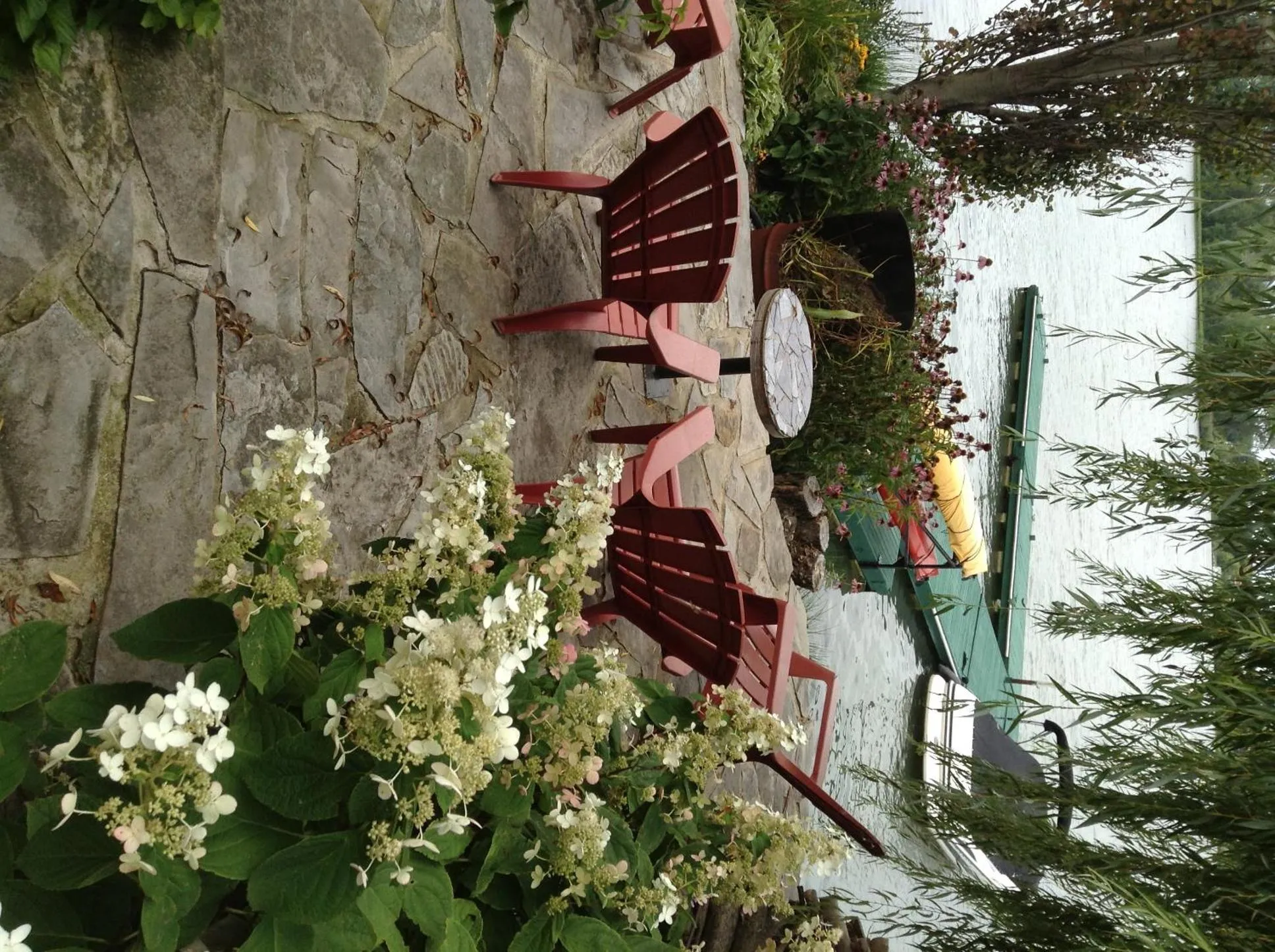 Patio in La Belle aux Berges