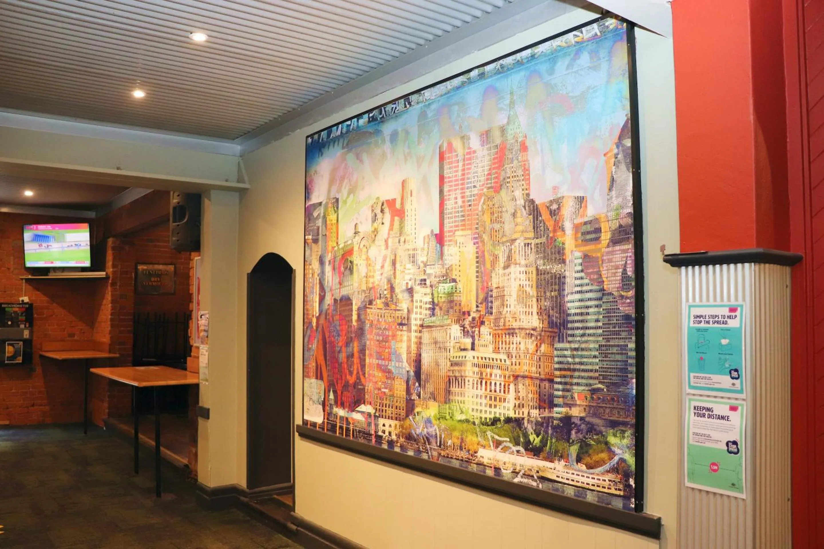 Decorative detail in Telegraph Hotel Numurkah