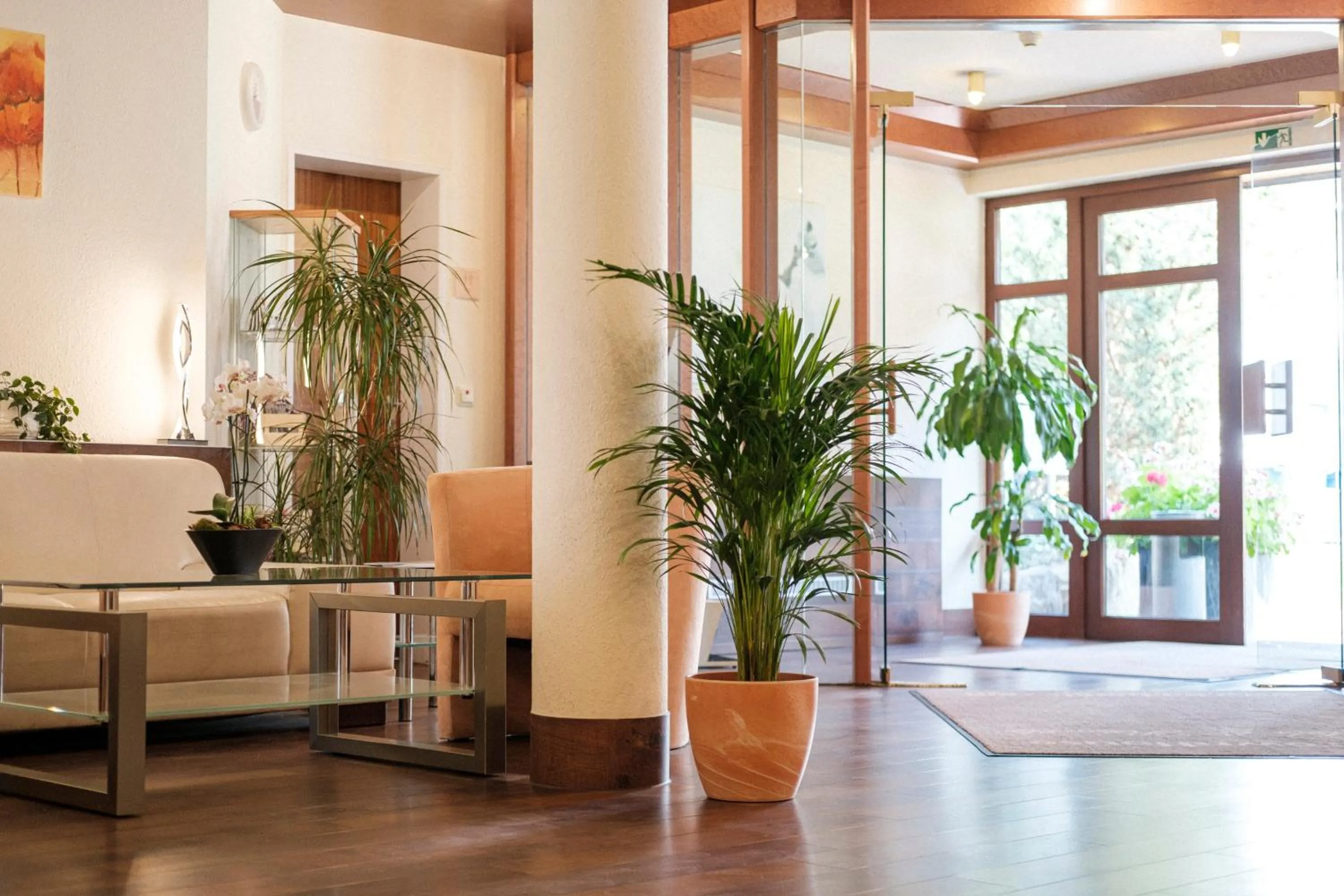 Lobby or reception in Hotel Flora Möhringen