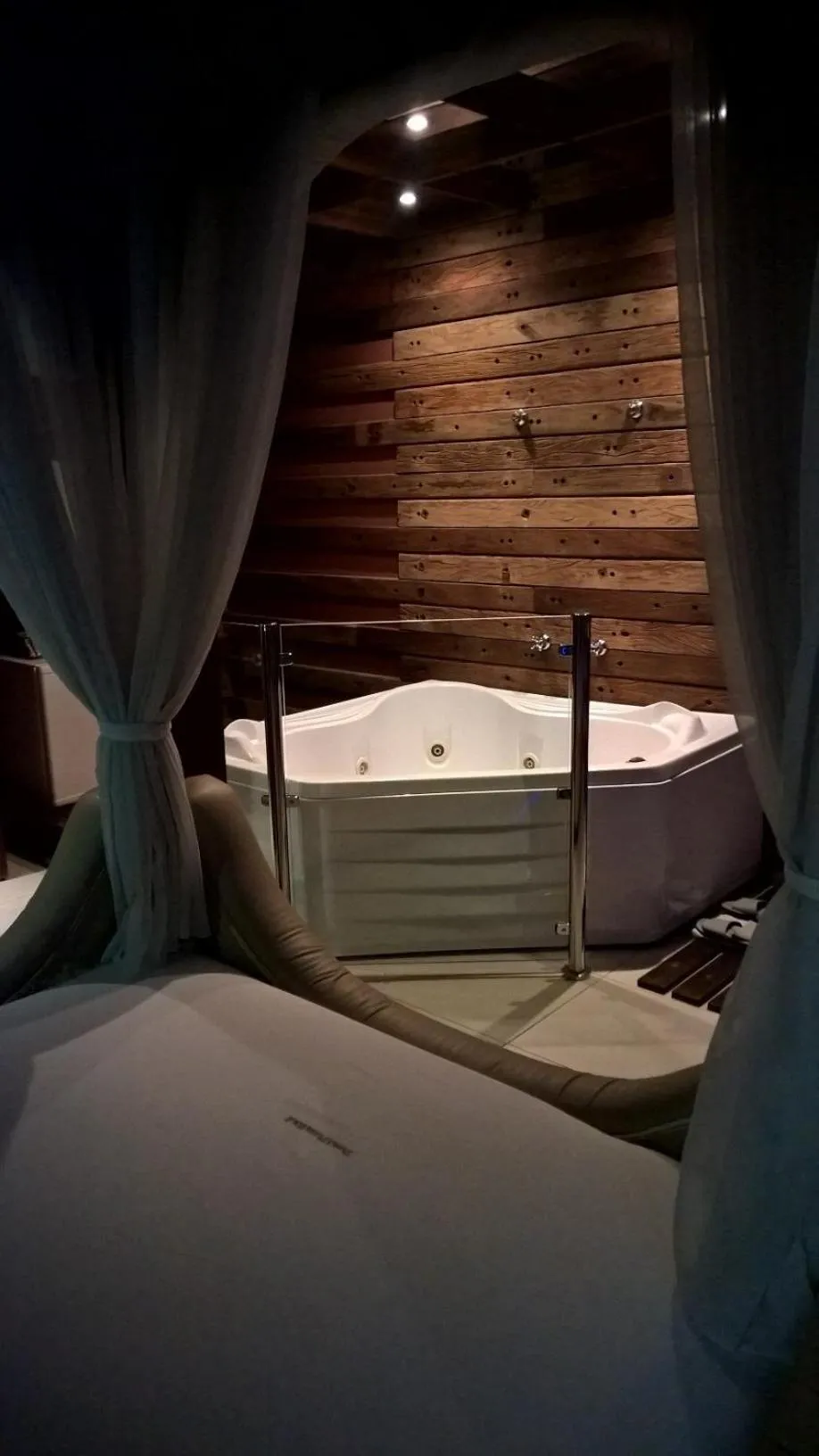Hot Tub, Bed in David Plaza Hotel