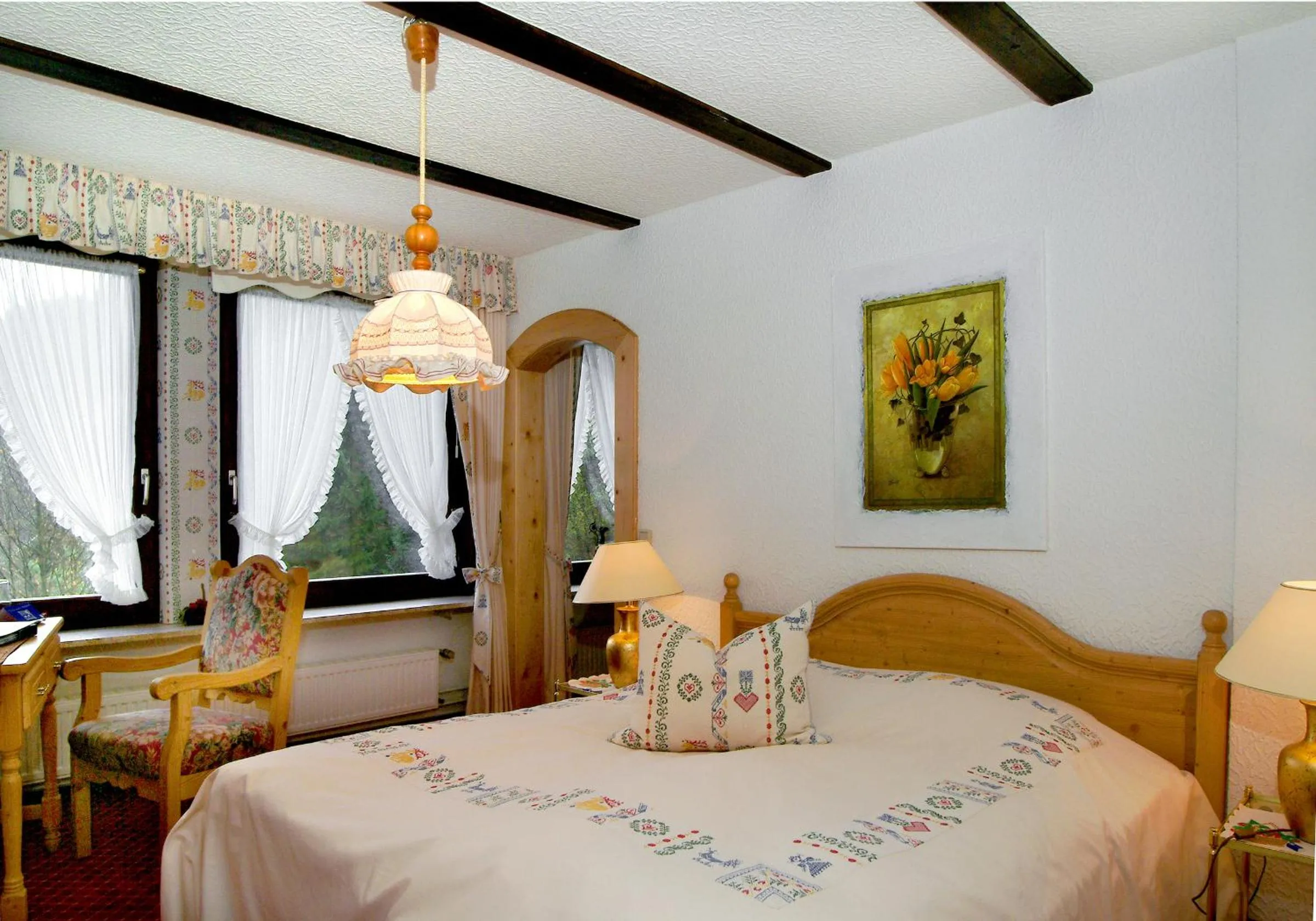 Bedroom in Wellness und Romantik Hotel Helmboldt