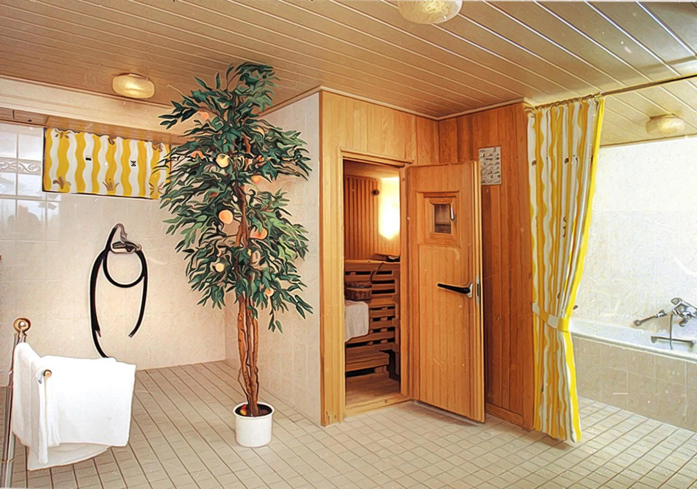 Sauna in Wellness und Romantik Hotel Helmboldt