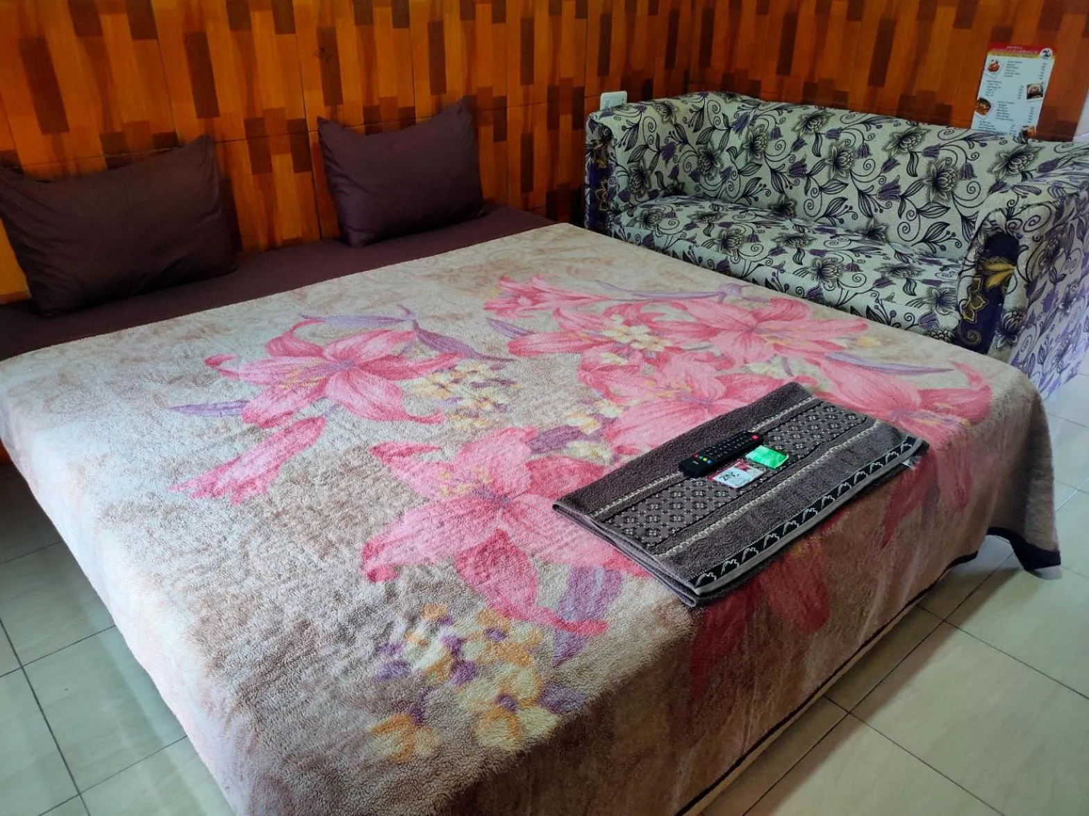 Bed in Hotel Nakula Sadewa 2 Bandungan